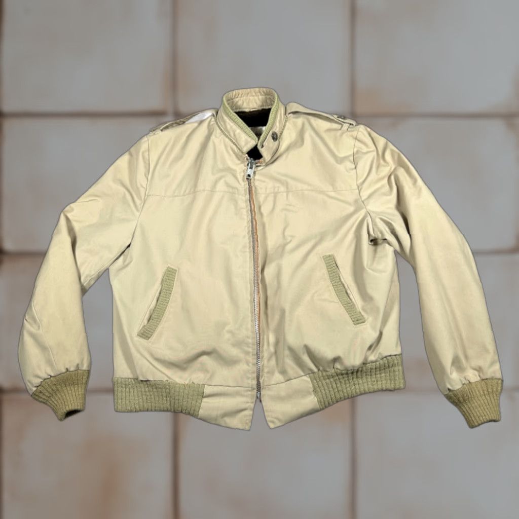 Vintage VINTAGE Casualcraft Jacket Bomber Adult XL Brown Canvas 60s John Weitz Faux Fur Lined Zip Size US XL / EU 56 / 4 - 1 Thumbnail