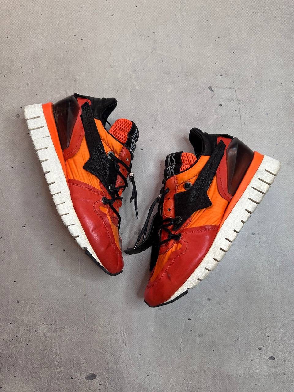 A.S.98 A.S. 98 Airstep Trainers Orange Leather Sneakers Shoes Size US 9 / IT 39 - 6 Thumbnail