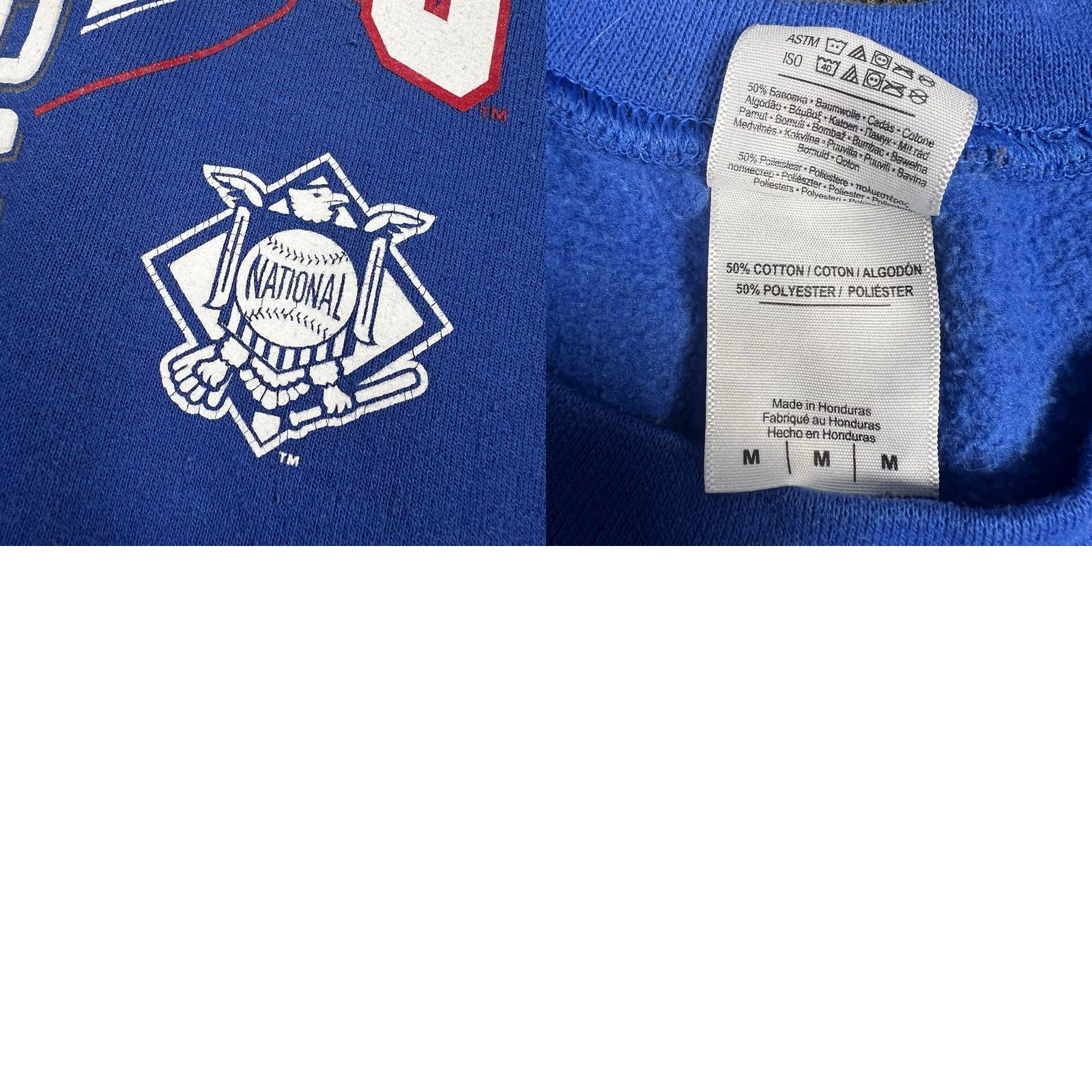 Gildan VINTAGE Chicago Cubs 2016 World Series Champion Baseball Crewneck Sweatshirt Mens M Blue Graphic Print Sweatshirt Size US M / EU 48-50 / 2 - 9 Thumbnail