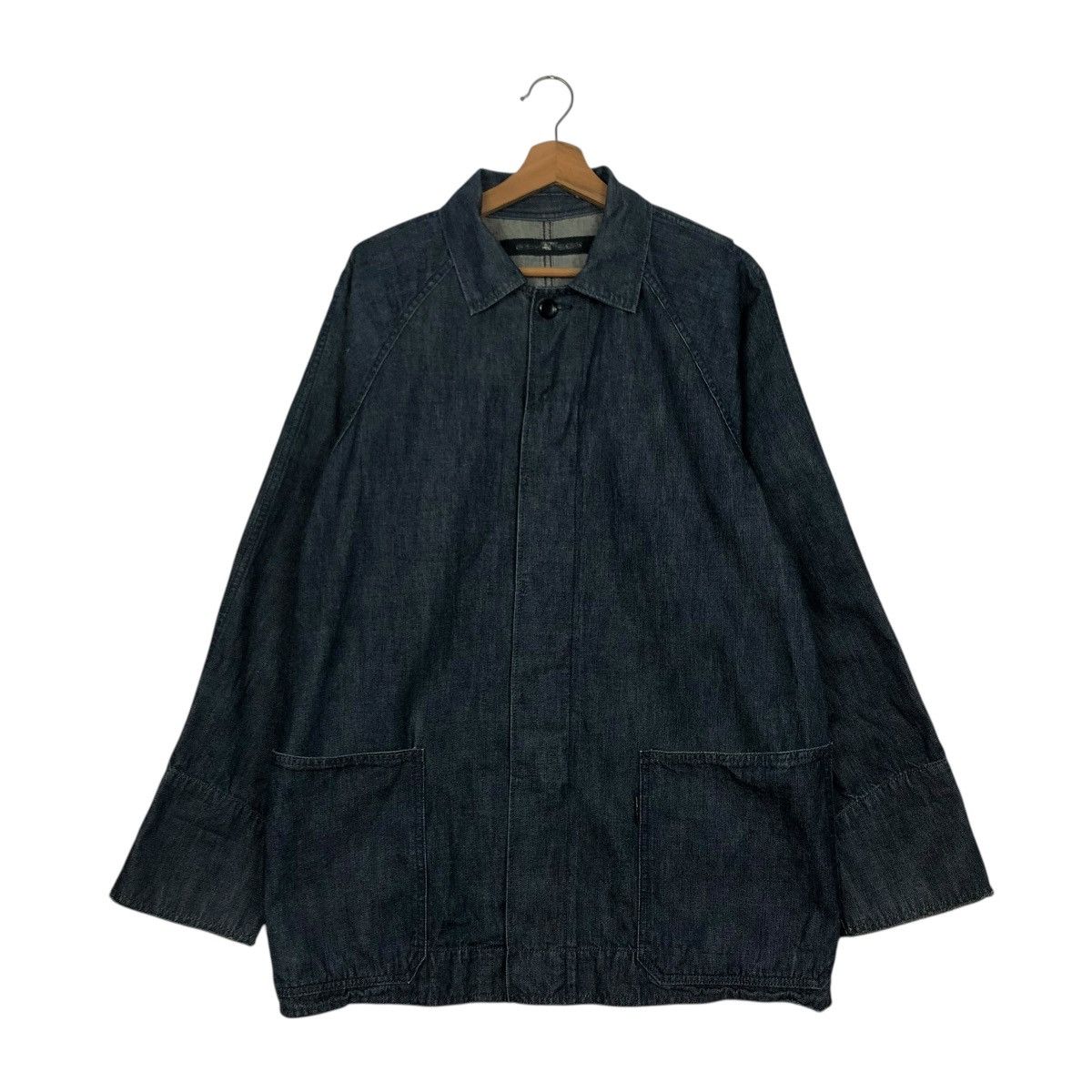 Issey Miyake 🔥1999/2000 VINTAGE DENIM WORK JACKET ZUCCA ISSEY MIYAKE Size US M / EU 48-50 / 2 - 3 Thumbnail