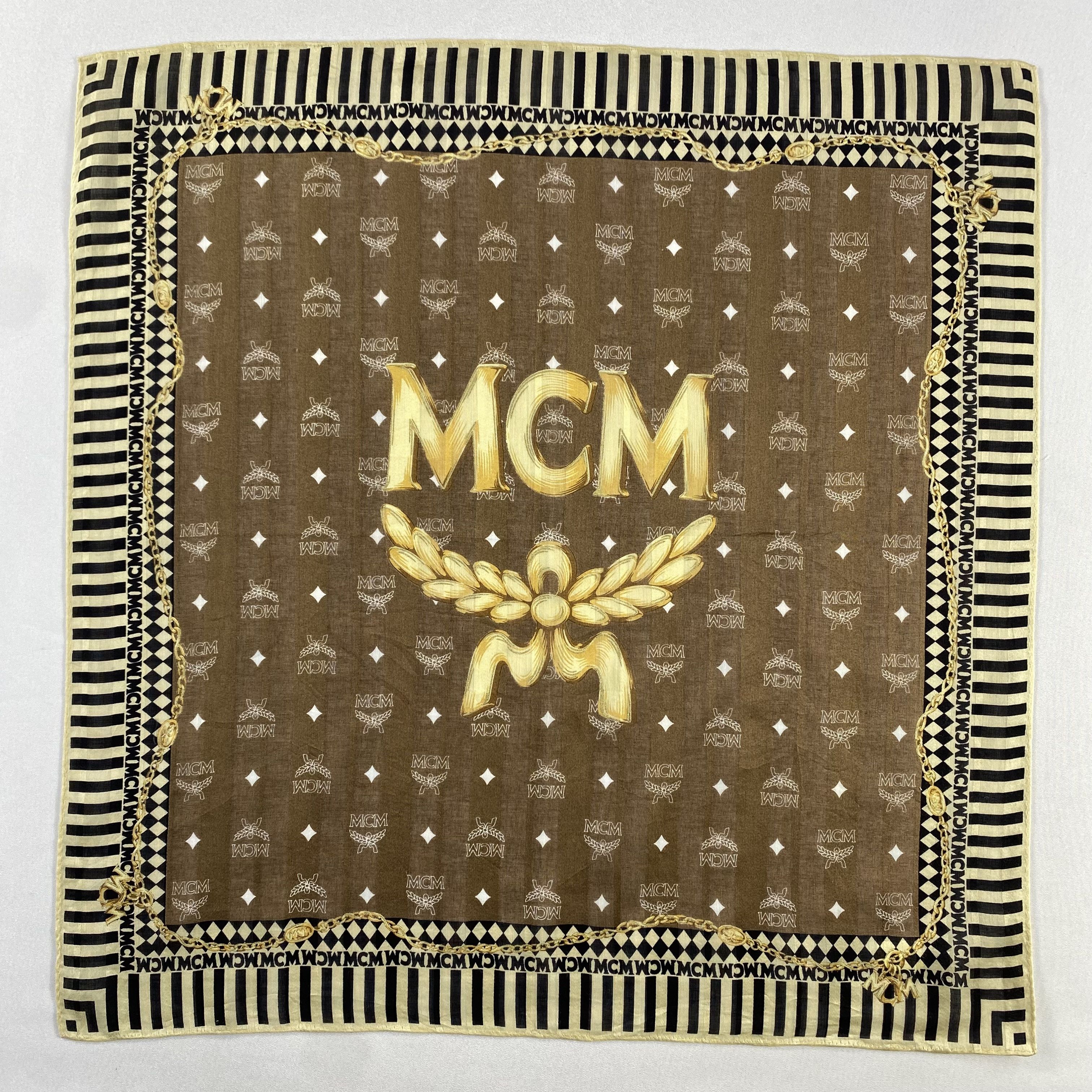 MCM × Vintage MCM Neckerchief / Bandana / Handkerchief-P784 Size ONE SIZE - 1 Thumbnail