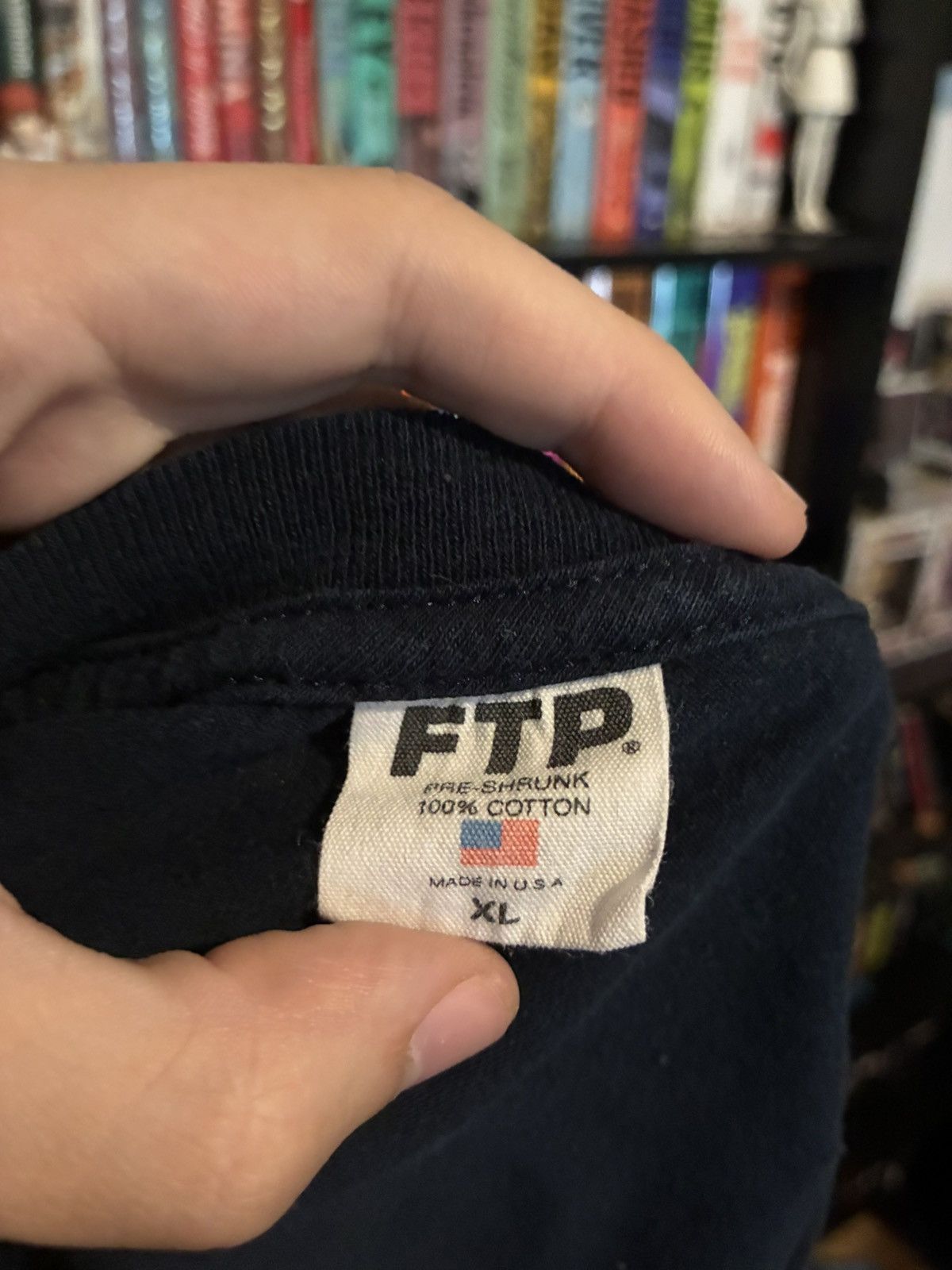 Fuck The Population FTP FUCKTHEPOPULATION SINCE TWENTY TEN NAVY TEE SIZE XL Size US XL / EU 56 / 4 - 2 Thumbnail