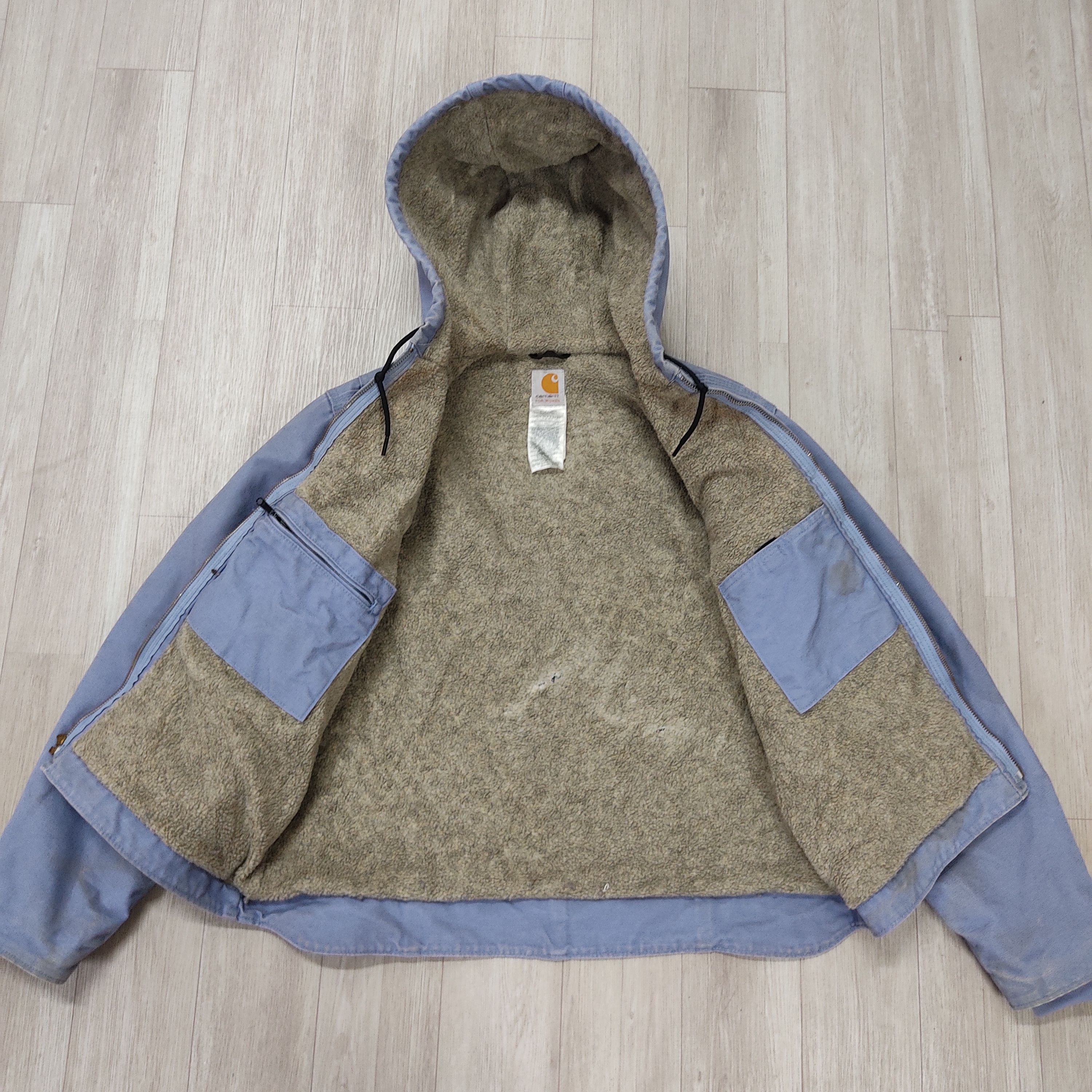Carhartt CARHARTT Sherpa Lined Cropped Zipper Hooded Jacket Size L / US 10 / IT 46 - 11 Thumbnail
