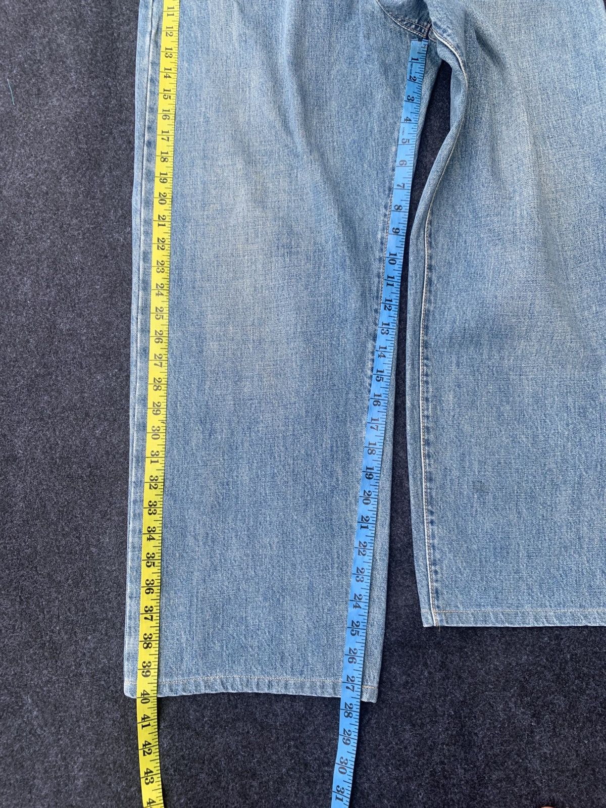 Japanese Brand BAGGY GL HEART JEANS. Size US 33 - 4 Thumbnail