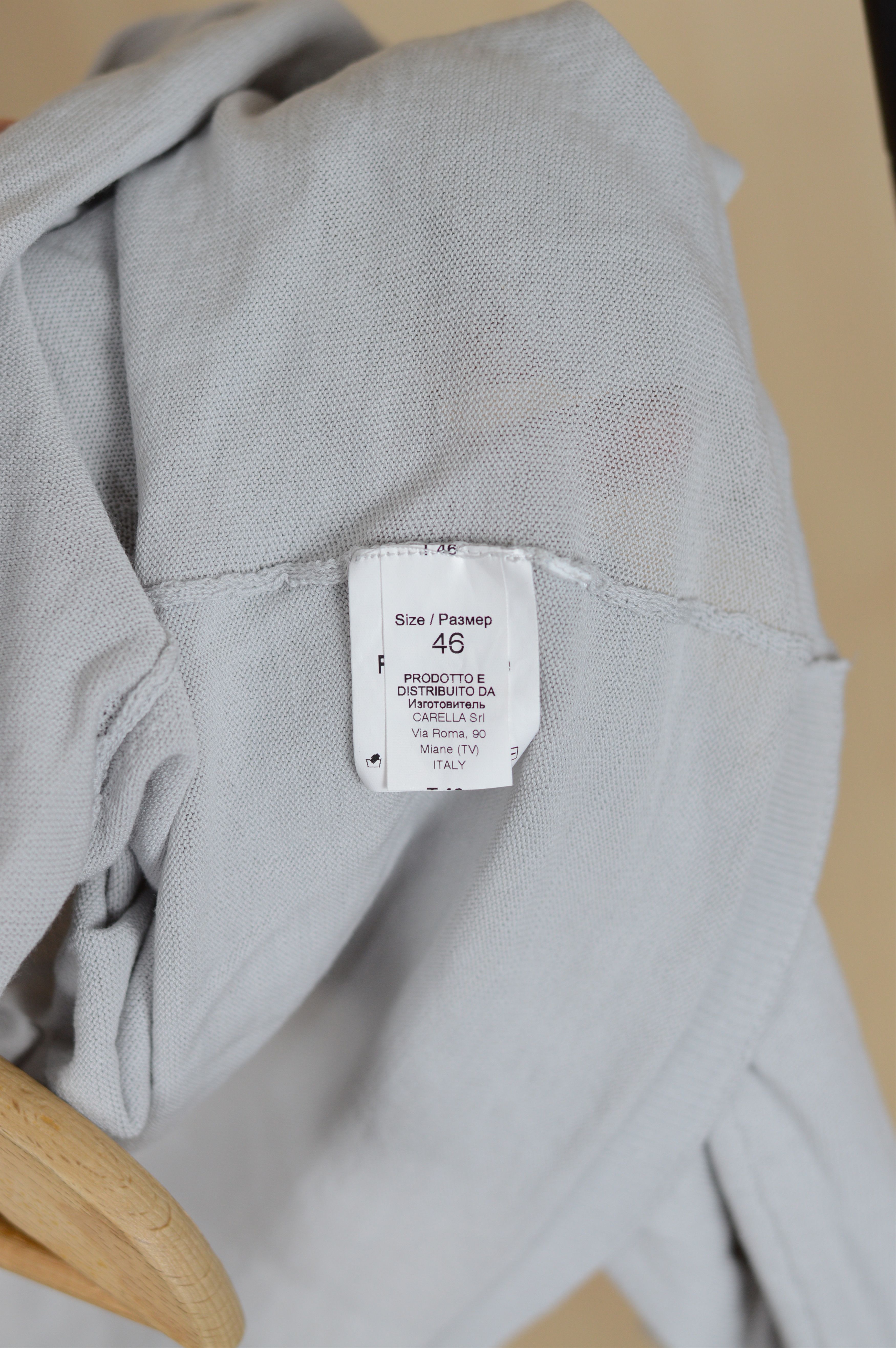 Designer TONET Cotton Top Cardigan Made in Italy Size L / US 10 / IT 46 - 6 Thumbnail