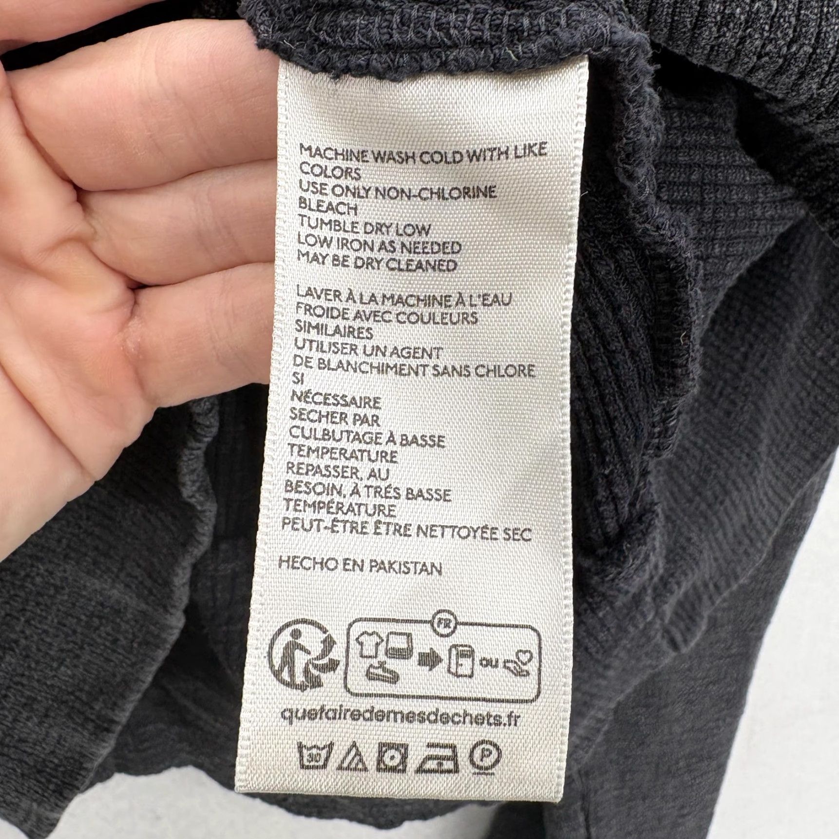 Vintage We The Free Sweater Womens Medium Gray Waffle Knit Collared Pullover Top Relaxed Size M / US 6-8 / IT 42-44 - 5 Thumbnail