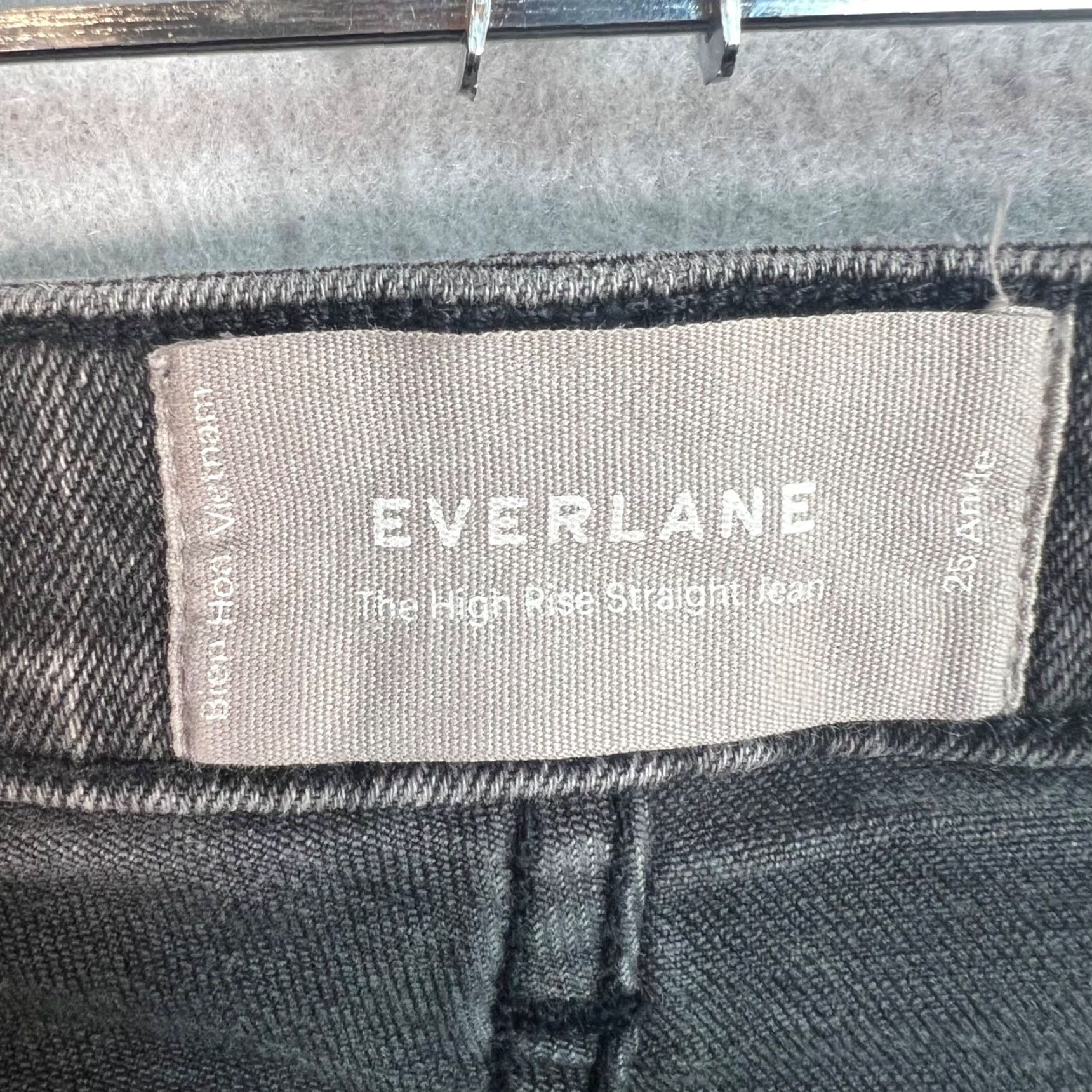 Everlane Everlane Jeans Ankle Gray High Rise Straight Size 25 Denim Womens Size 42" / US 20 - 3 Thumbnail
