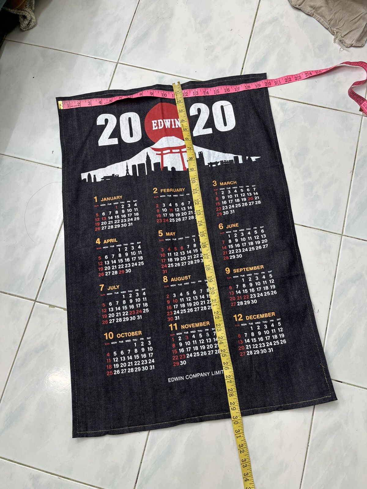 Edwin 🔥🔥🔥STEALS EDWIN 2020 DENIM CALENDAR Size ONE SIZE - 6 Thumbnail