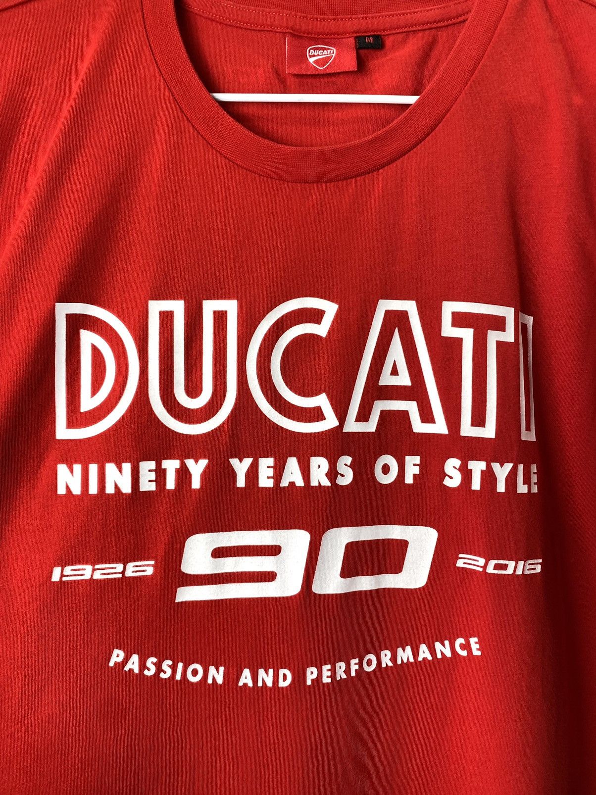 Ducati Red Ducati Racing T Shirt Suzuki Honda Motorsport Size US M / EU 48-50 / 2 - 3 Thumbnail