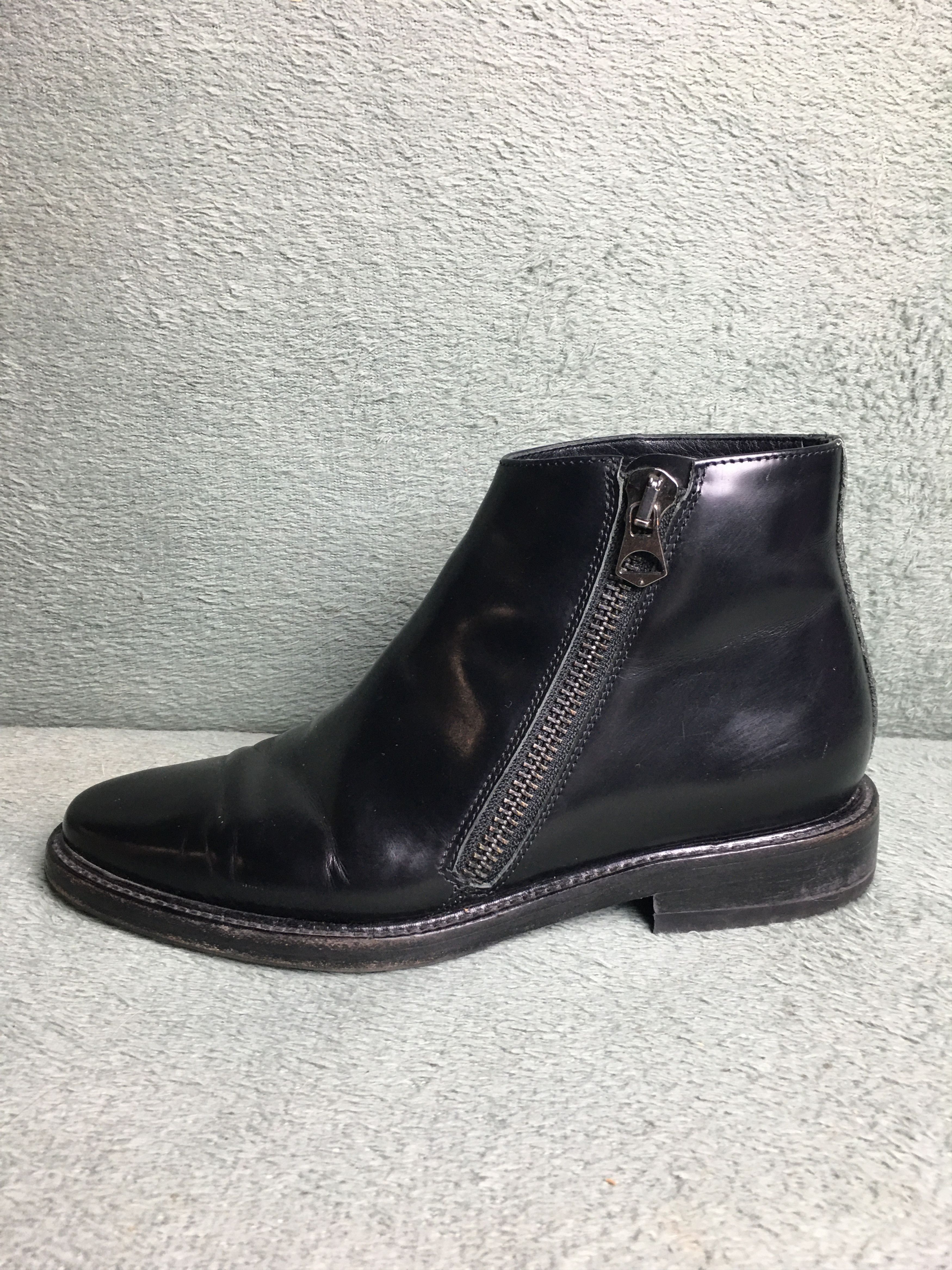 Acne Studios Acne Studios Dally Black Patent Leather Ankle Boots EU 39 Size US 9 / IT 39 - 5 Thumbnail