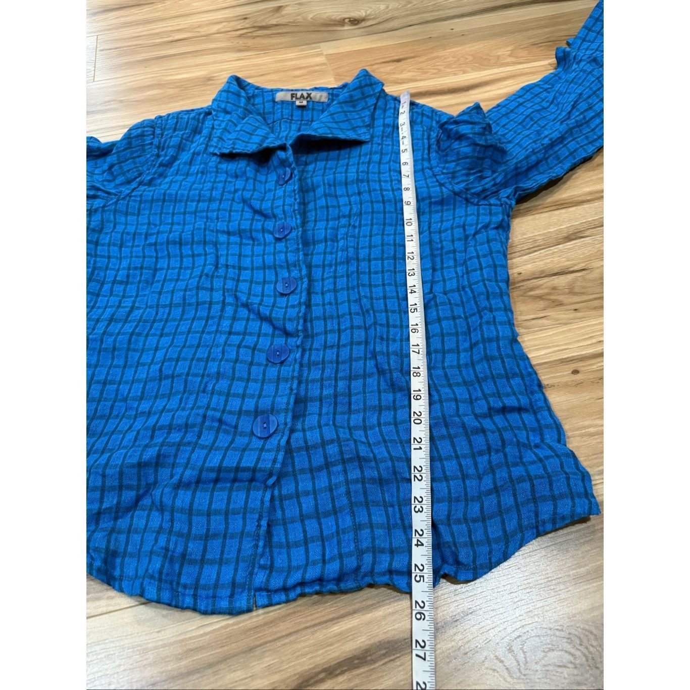 FLAX Flax NWOT linen lagenlook button front jacket size Medium Size M / US 6-8 / IT 42-44 - 8 Thumbnail
