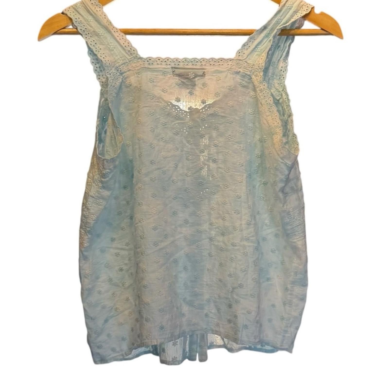 Designer DESIGN 365. Light Blue Button Down Blouse. Size Small. Size S / US 4 / IT 40 - 6 Thumbnail