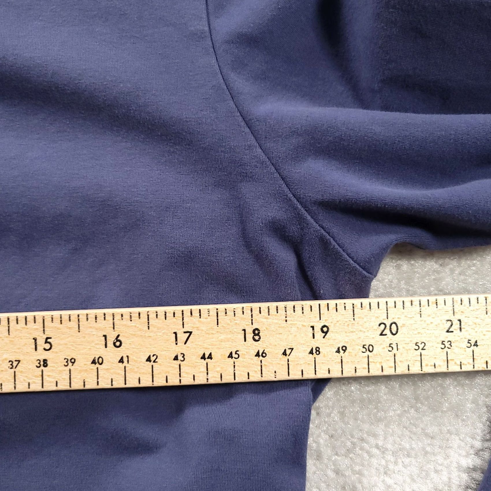 Vintage Chico's Womens Collared Shirt Button-Up Long Sleeve Blue with Pockets, Size 1, Regular Size XS / US 0-2 / IT 36-38 - 4 Thumbnail