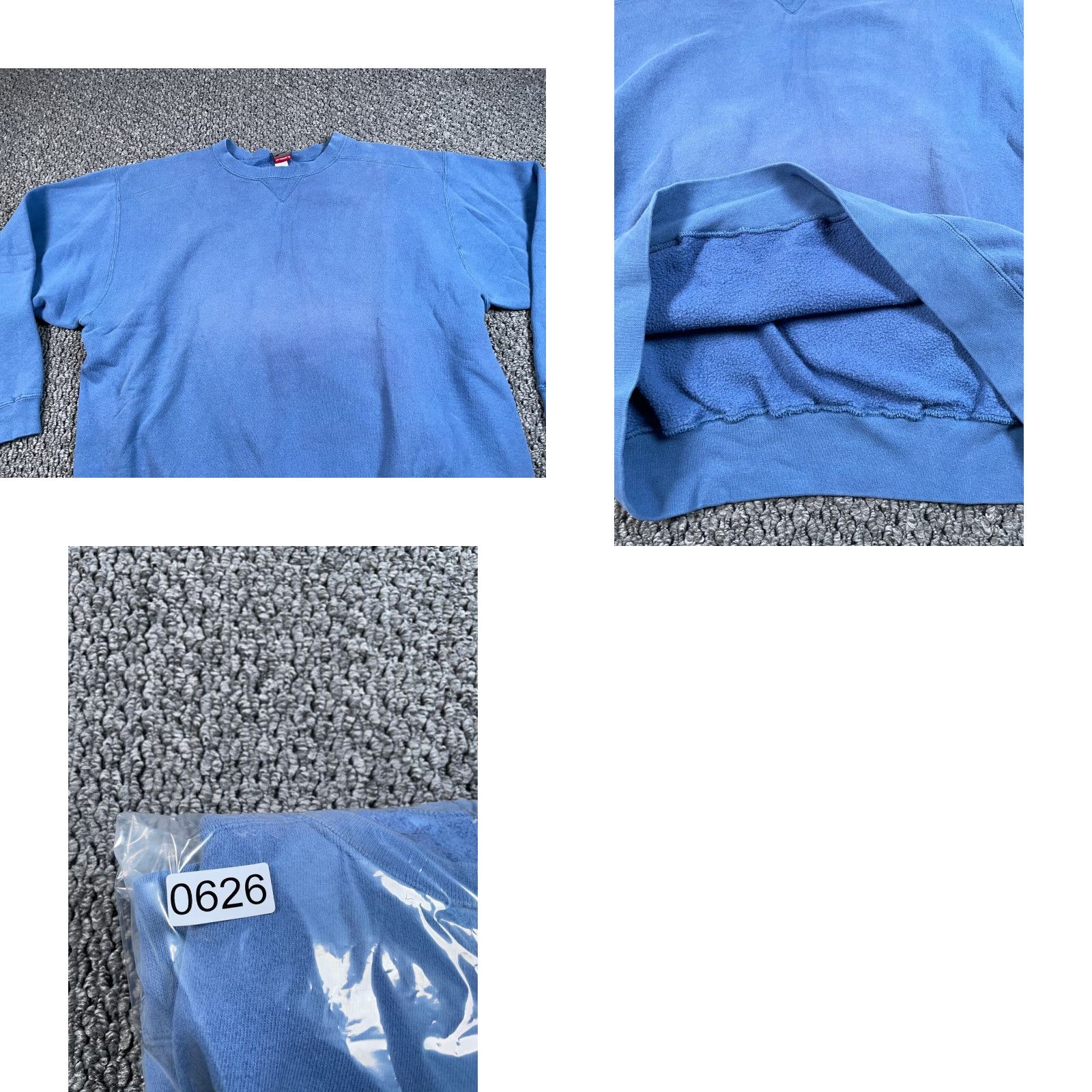 Vintage VINTAGE Pro Spirit Sweatshirt Mens XL Blue Crewneck Oversized 90s Faded Distressed Pullover Cotton-Poly Heavyweight Size US XL / EU 56 / 4 - 9 Thumbnail