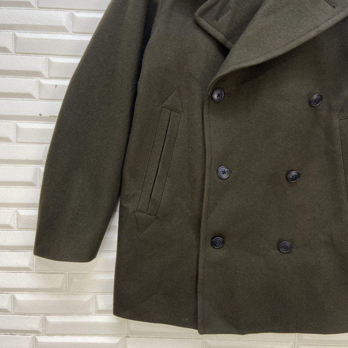 Jil Sander × Uniqlo Jil Sander X Uniqlo Double Breasted Heavy Wool Coat Size US S / EU 44-46 / 1 - 5 Thumbnail