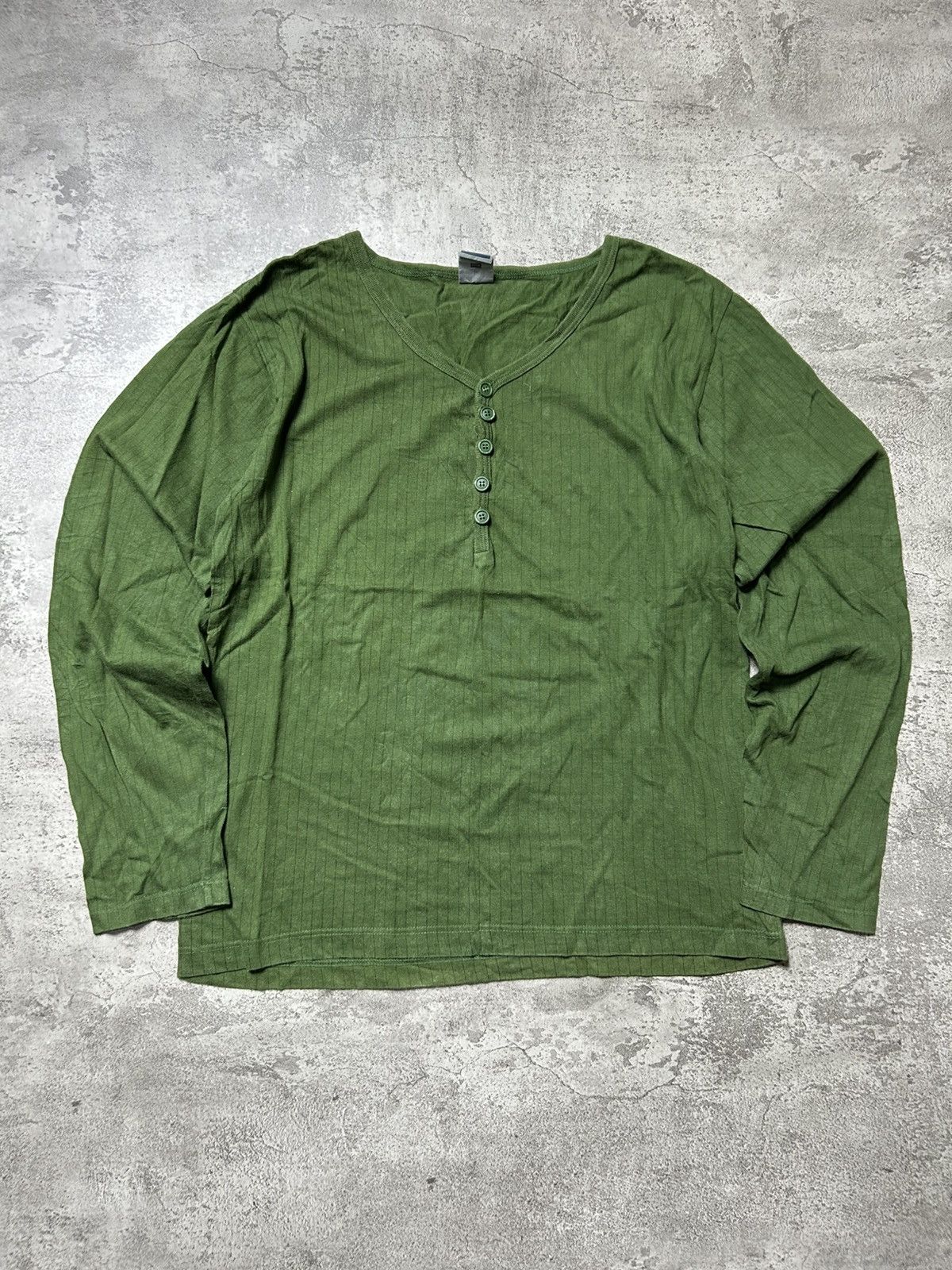 PPFM 2000s PPFM Half Button Long Sleeve Shirt Size US M / EU 48-50 / 2 - 1 Thumbnail