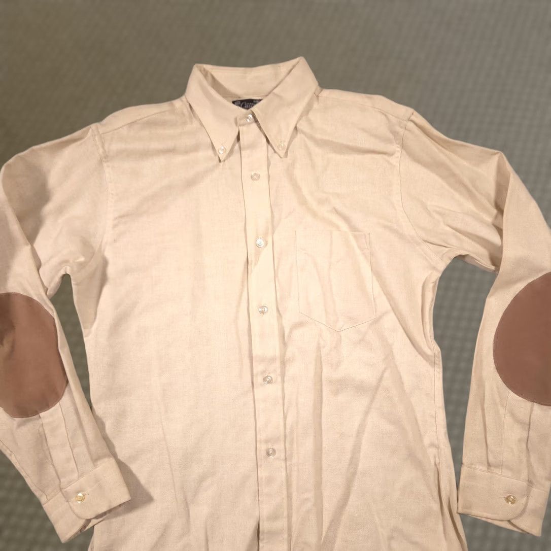 Vintage VINTAGE Norris Casuals Shirt Mens M Beige Long Sleeve Ivy Patch Pocket Button-Up Slim Size US M / EU 48-50 / 2 - 1 Thumbnail