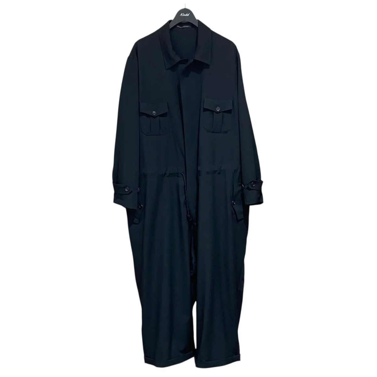 Yohji Yamamoto Yohji Yamamoto pour homme 25SS/DOUBLE PLACKET JUMPSUIT Size US S / EU 44-46 / 1 - 1 Thumbnail