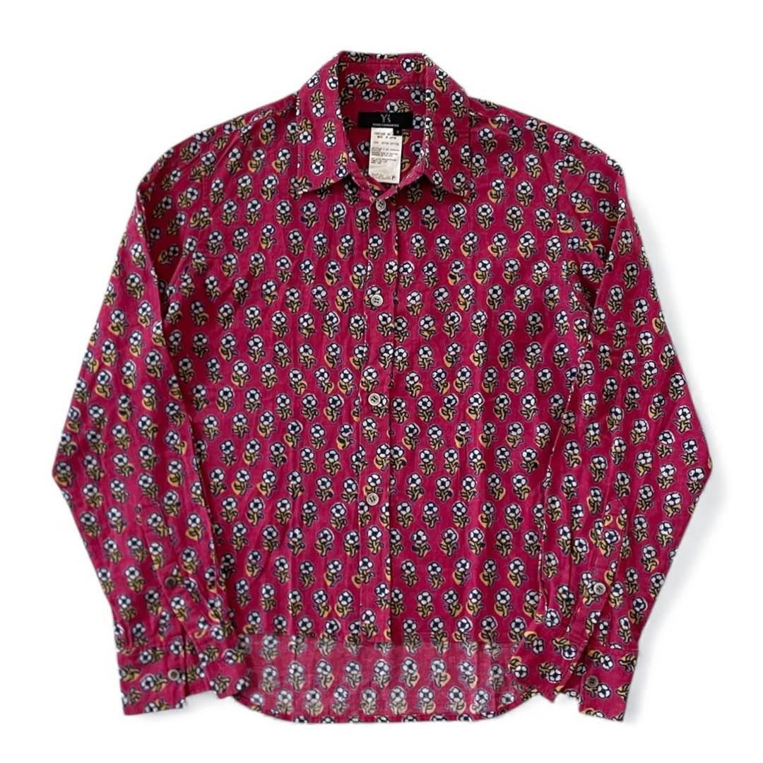 Yohji Yamamoto [Rare Beauty] Y's 90s Floral Pattern Smooth Cotton Shirt Size L / US 10 / IT 46 - 4 Thumbnail
