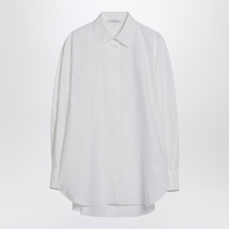 Givenchy Givenchy White Cotton Shirt Size M / US 6-8 / IT 42-44 - 1 Thumbnail