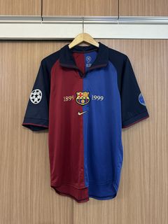 Soccer Jersey Barcelona De The Pena #23 Football Shirt Jersey Size L Vintage