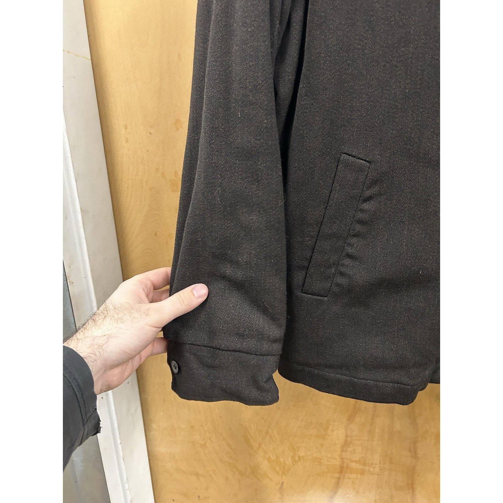 Vintage 1960s Gabardine Ricky Jacket Mens XL Fleece Lined Rockabilly Size US XL / EU 56 / 4 - 7 Thumbnail