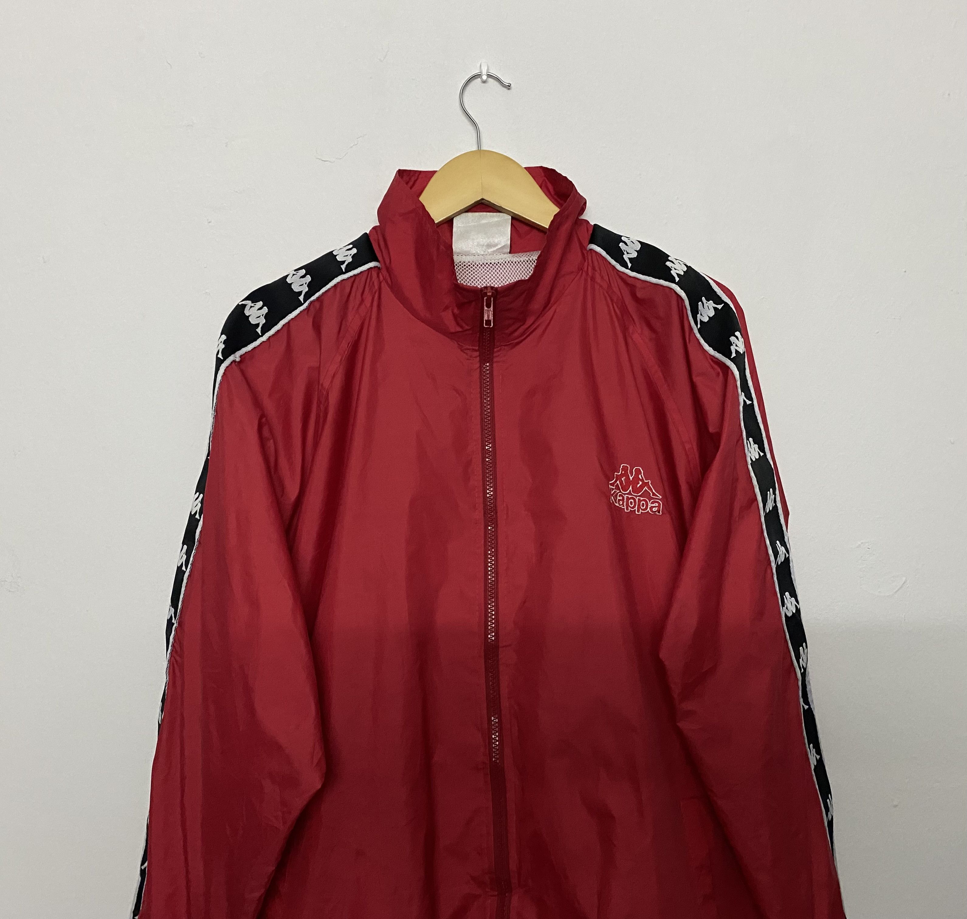 Kappa Kappa Big Logo Back Spell Out Windbreaker Track Jacket Size US L / EU 52-54 / 3 - 4 Thumbnail