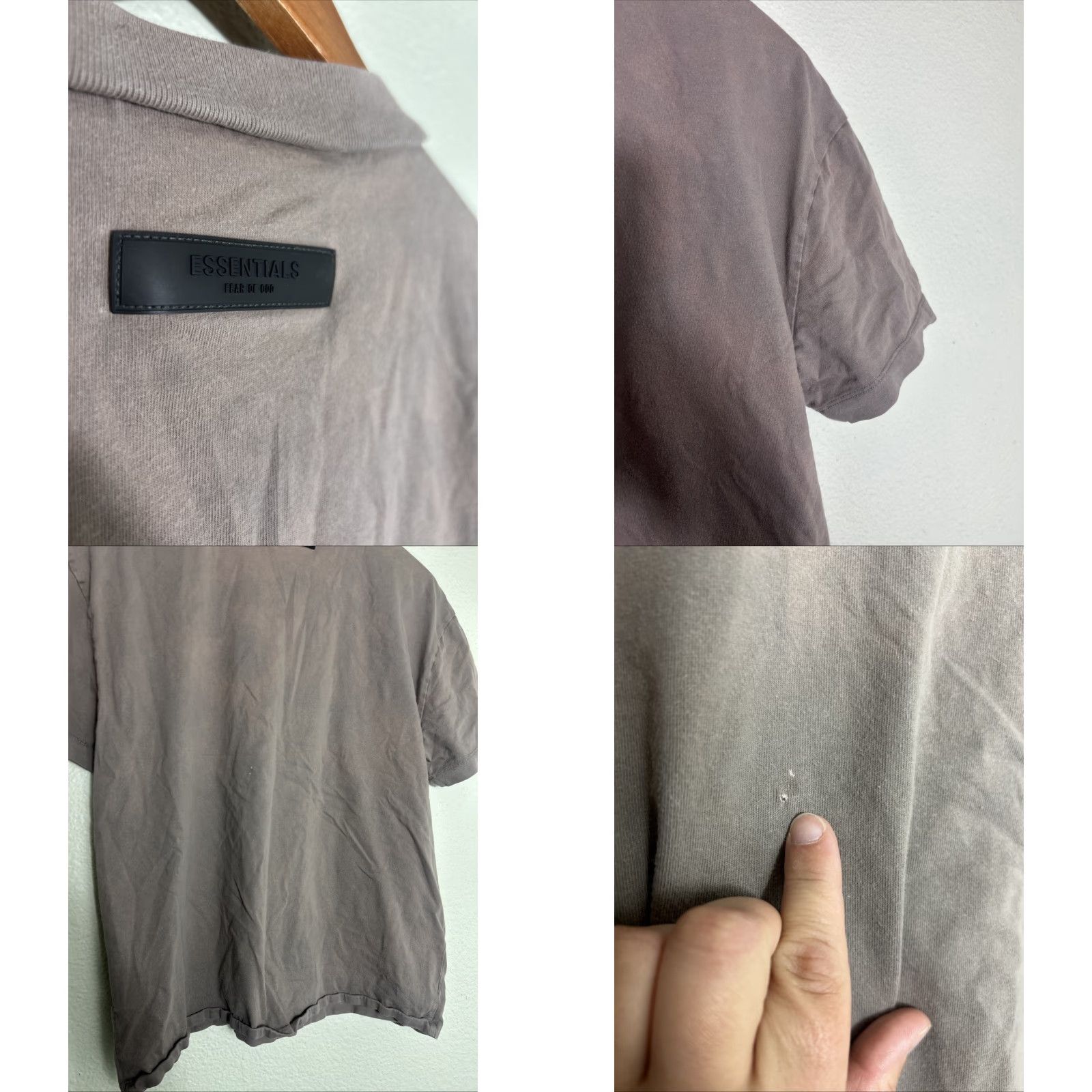 Fear of God VINTAGE Essentials Fear Of God Brown Short Sleeve T Shirt Size S Men Stains Holes Size US S / EU 44-46 / 1 - 9 Thumbnail