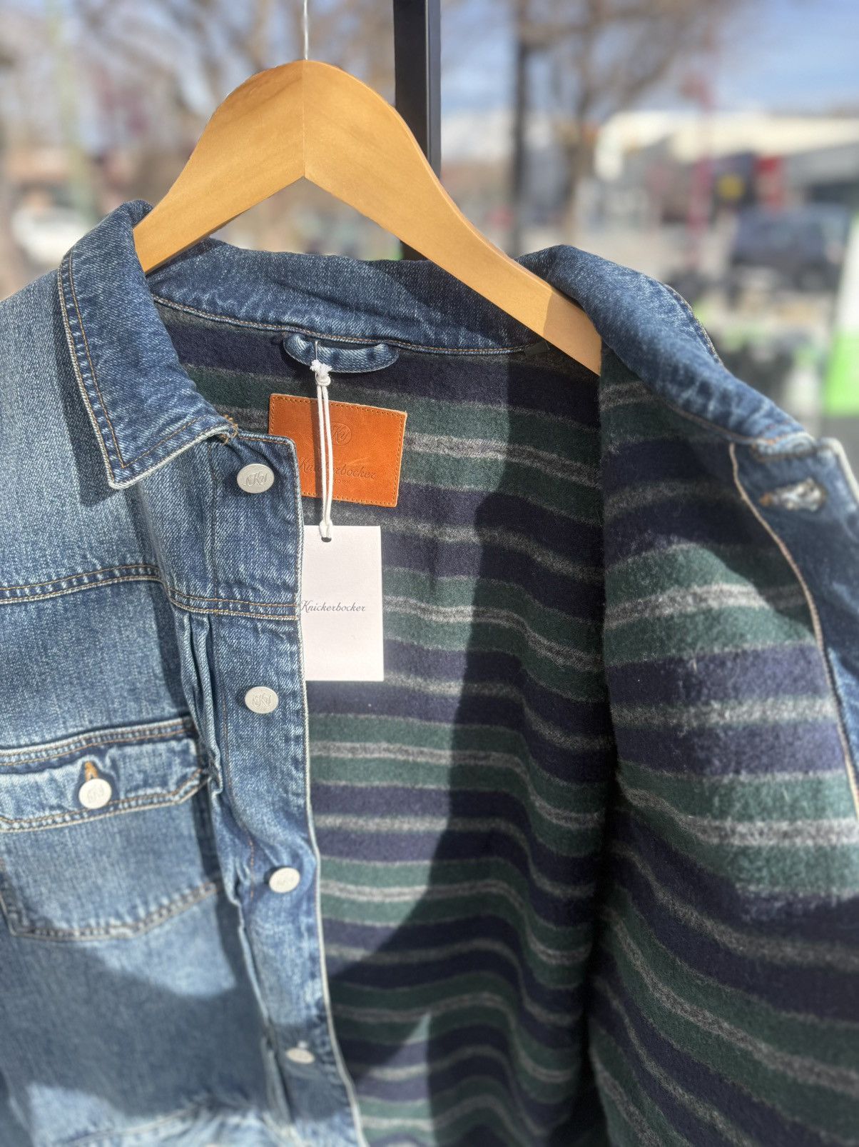 Knickerbocker Mfg Co WAYFARER WOOL BLANKET LINED DENIM TRUCKER Size US M / EU 48-50 / 2 - 5 Thumbnail