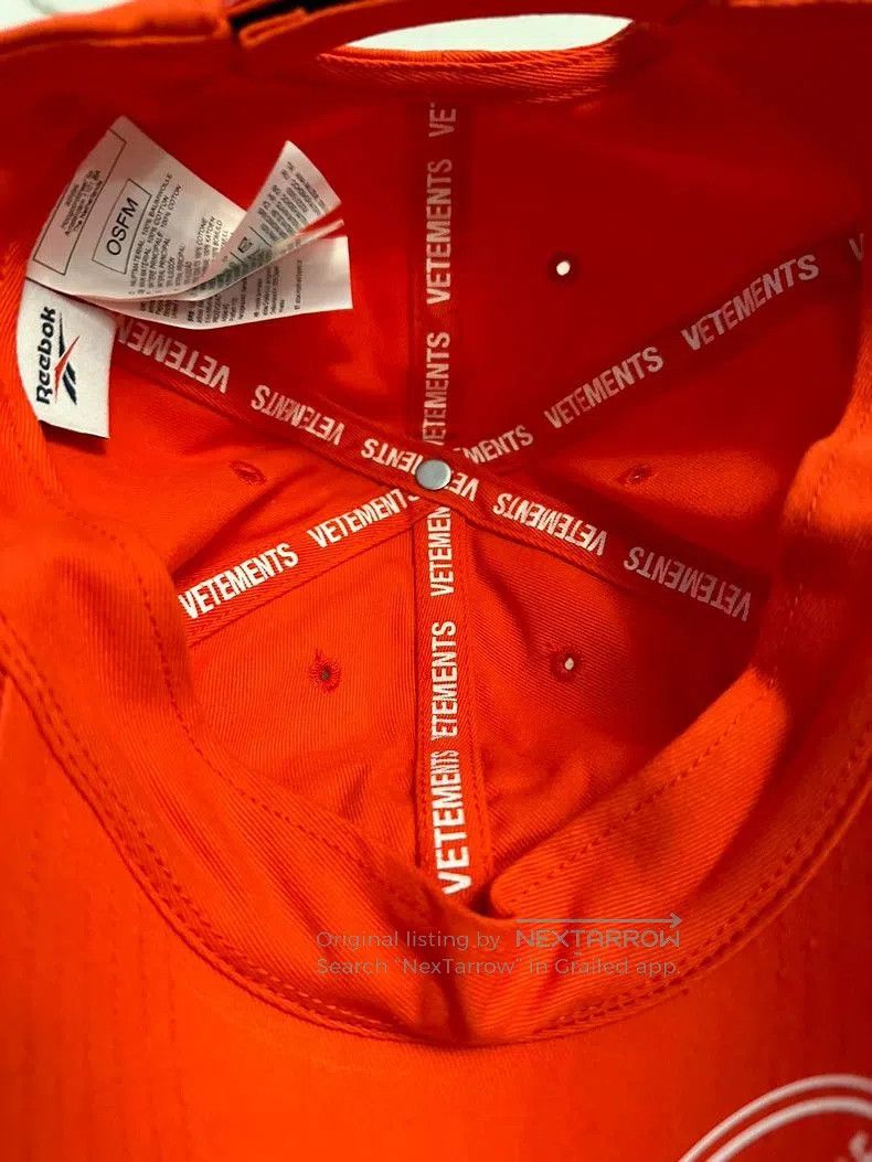 Vetements Vetements Reebok For Rent Cap. Size ONE SIZE - 3 Thumbnail