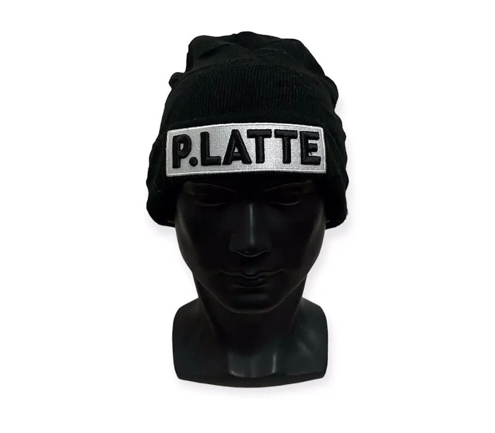 Vintage P.Latte Spellout Beanie Hat Size ONE SIZE - 1 Thumbnail
