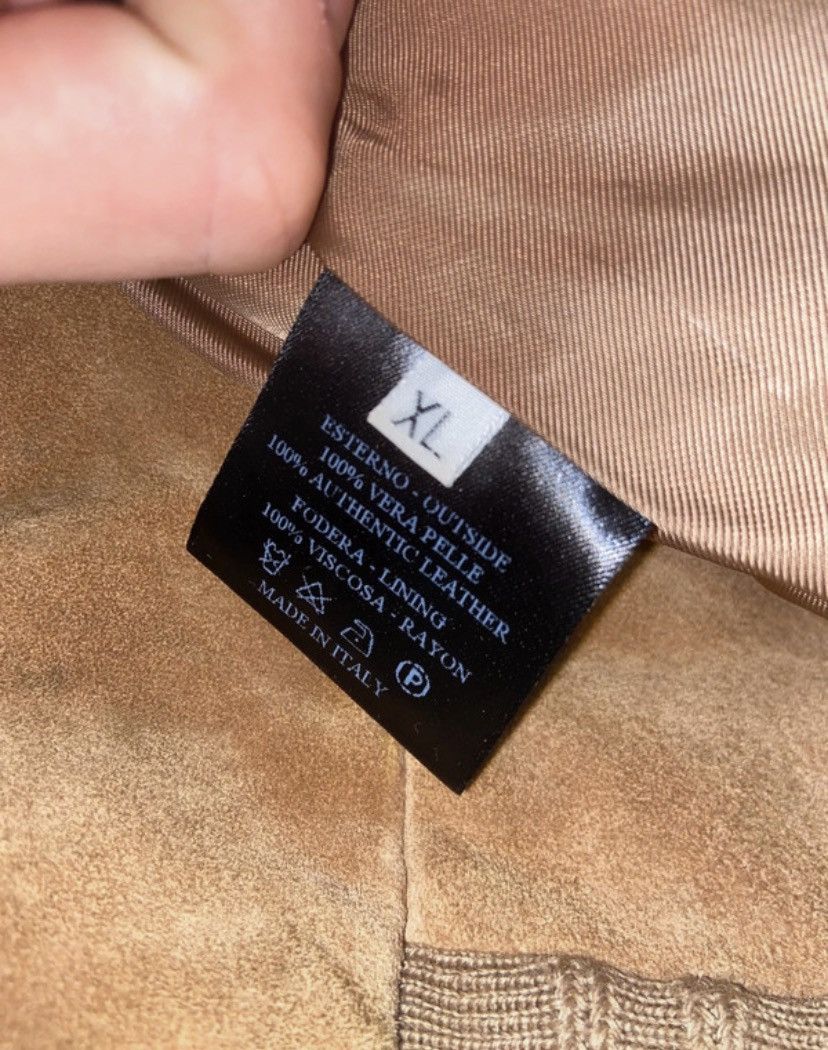 Mercedes-Benz Leather suede bomber jacket mercedes benz made in italy 90s Size US XL / EU 56 / 4 - 8 Thumbnail