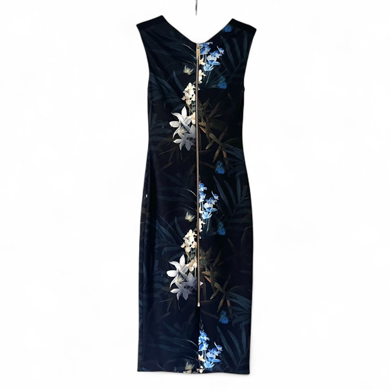 Ted Baker NWT Luxury Floral Sleeveless Midi Dress Size S Size S / US 4 / IT 40 - 4 Thumbnail