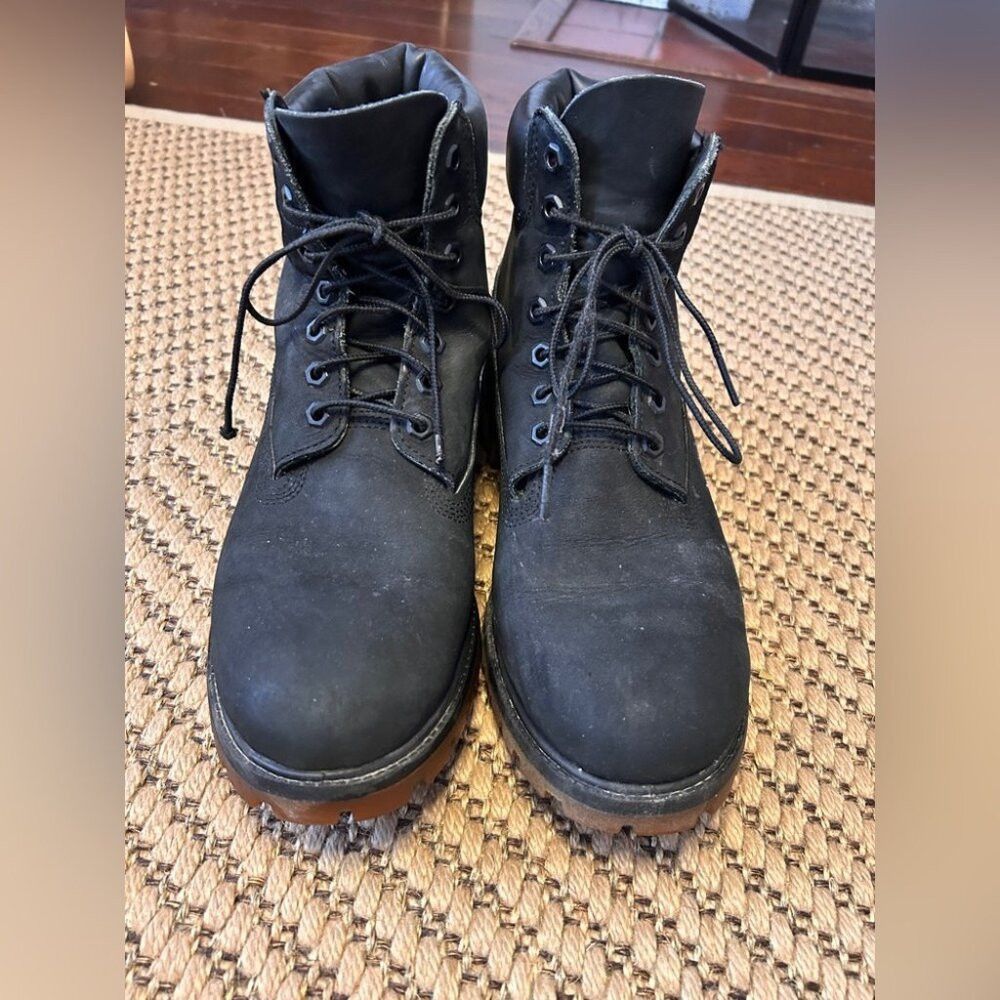 Timberland Men’s Size 11 Black Timberland Boots Size 11 Size US 11 / EU 44 - 6 Thumbnail