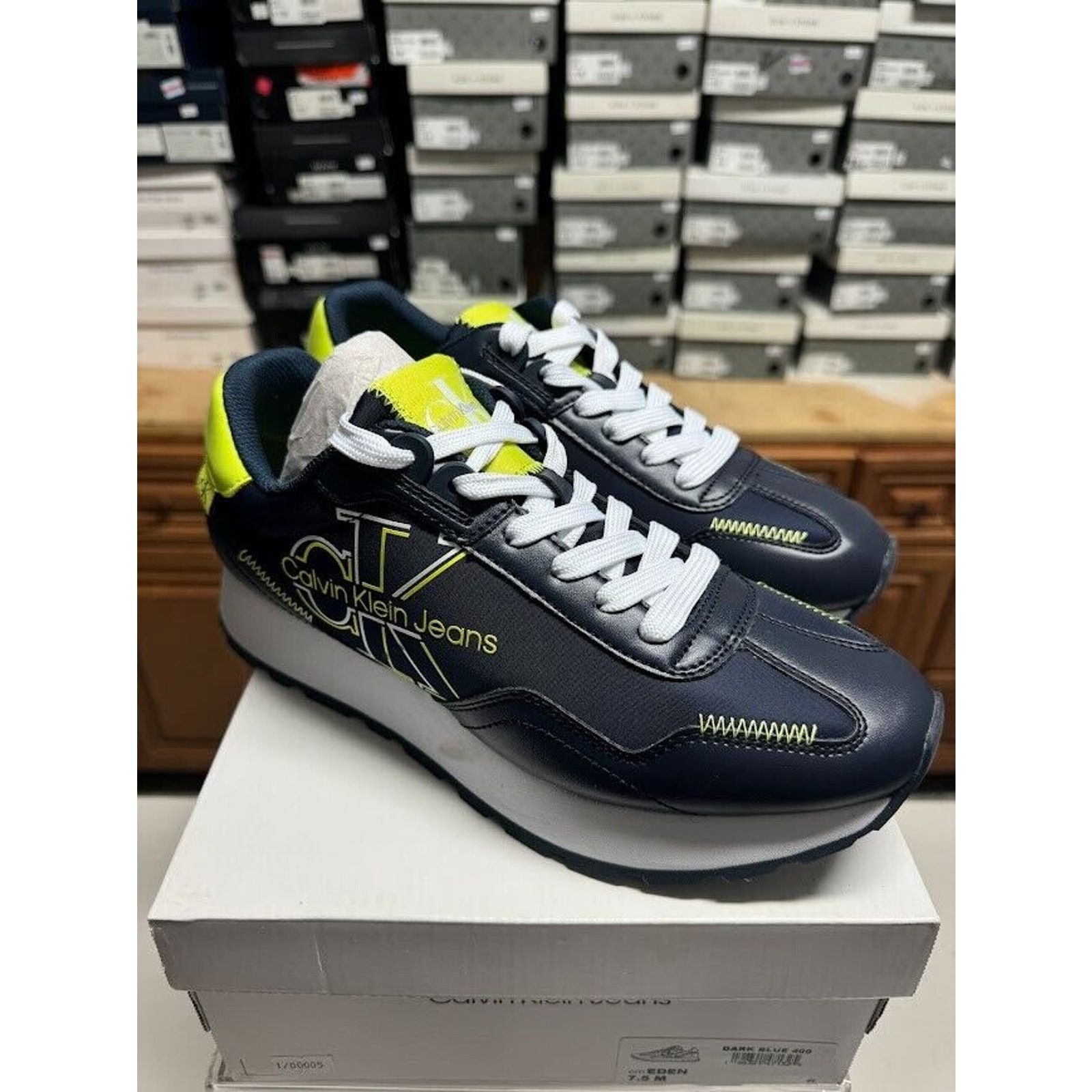 Calvin Klein Calvin Klein Eden Men's 10.5 Sneakers - Dark Blue Size US 10.5 / EU 43-44 - 1 Thumbnail