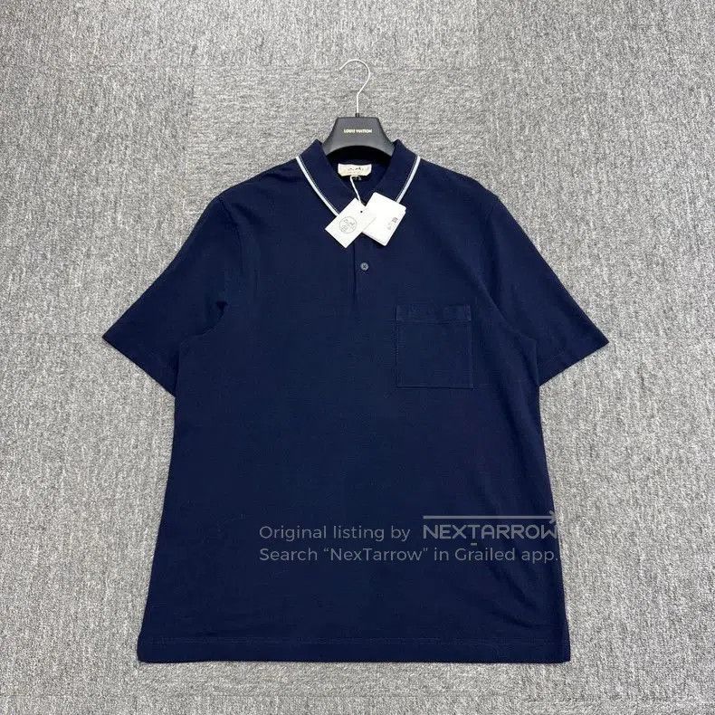 Hermes Hermes H Embroidered Polo Shirt. Size US XL / EU 56 / 4 - 1 Thumbnail