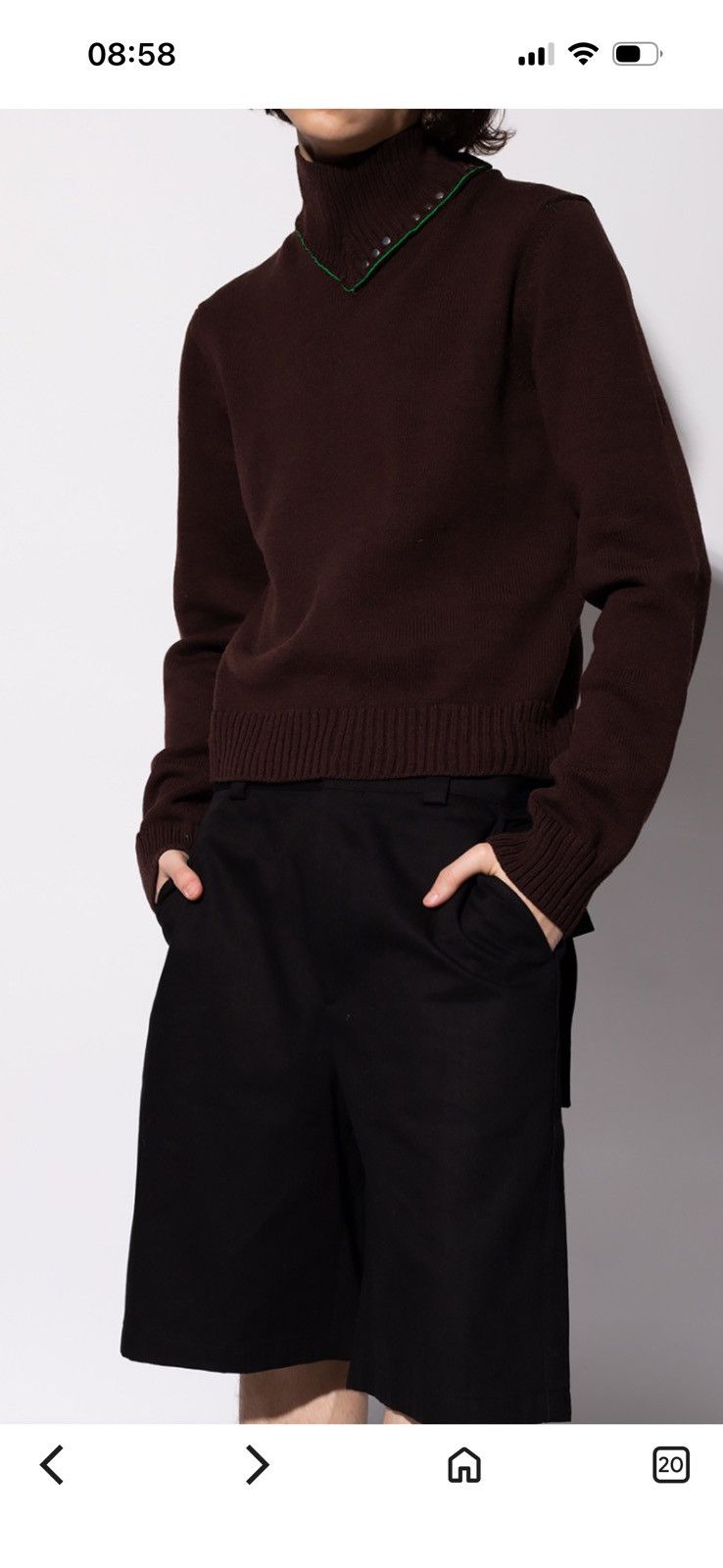 Bottega Veneta BOTTEGA VENETA jumper STUDY REAL TAPE MEASUREMENTS IN PHOTOS Size US XS / EU 42 / 0 - 3 Thumbnail