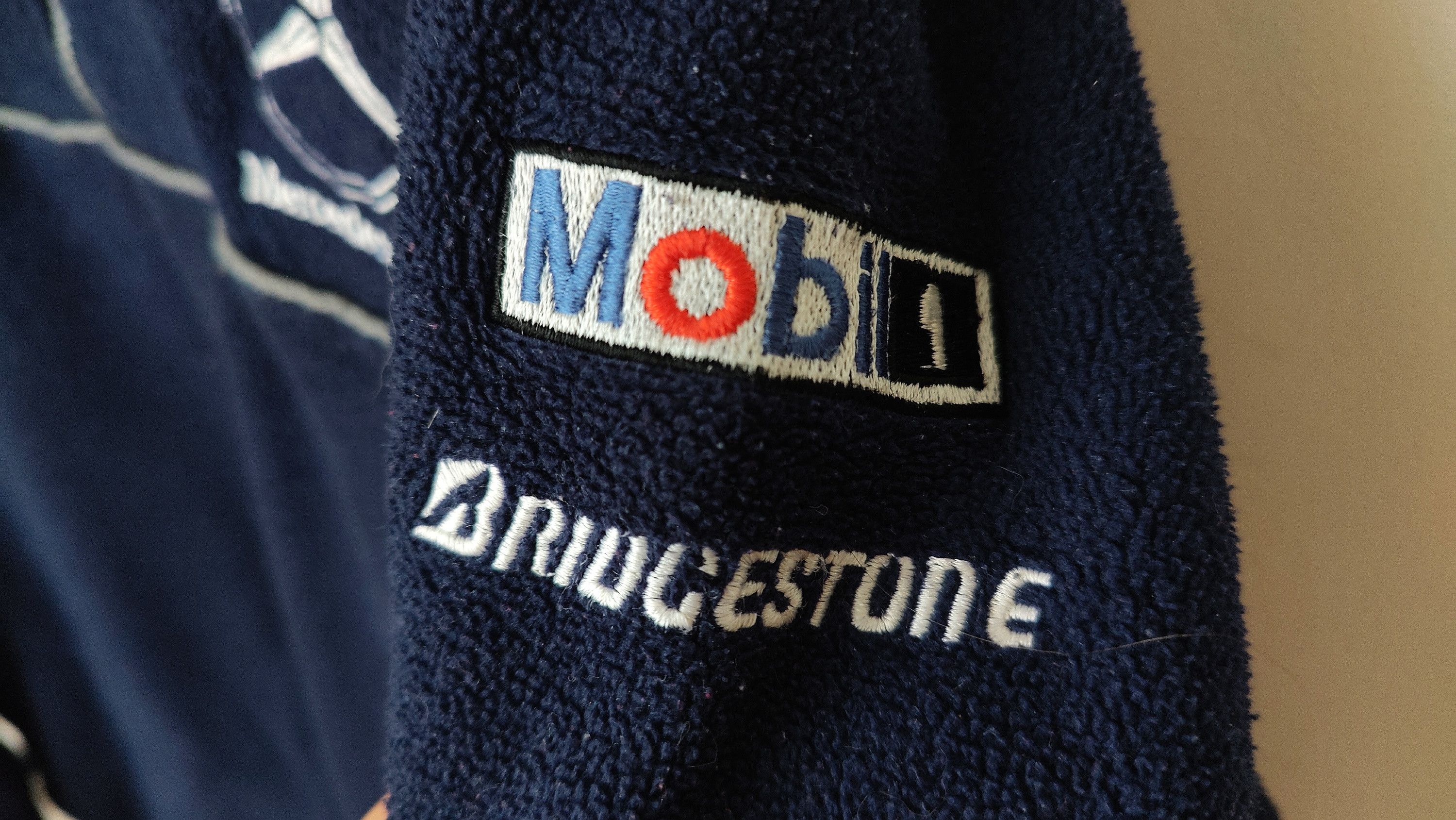 Mercedes-Benz × Vintage Vintage West x Mobil x Mercedes Benz VTG 90s Polar Fleece Size US XL / EU 56 / 4 - 12 Thumbnail