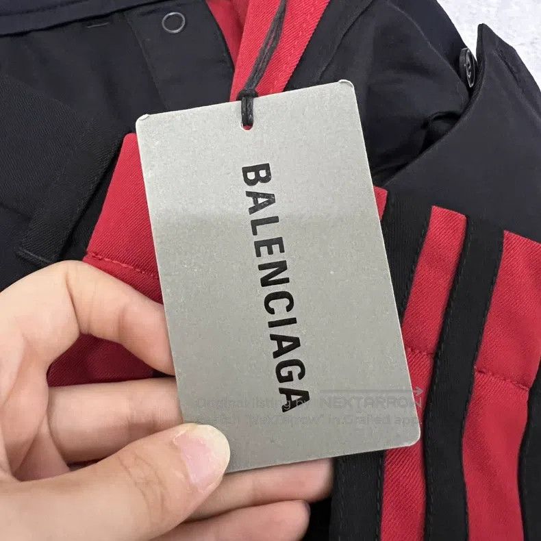 Balenciaga Balenciaga Side Striped Straight Leg Pants Size US 28 / EU 44 - 4 Thumbnail
