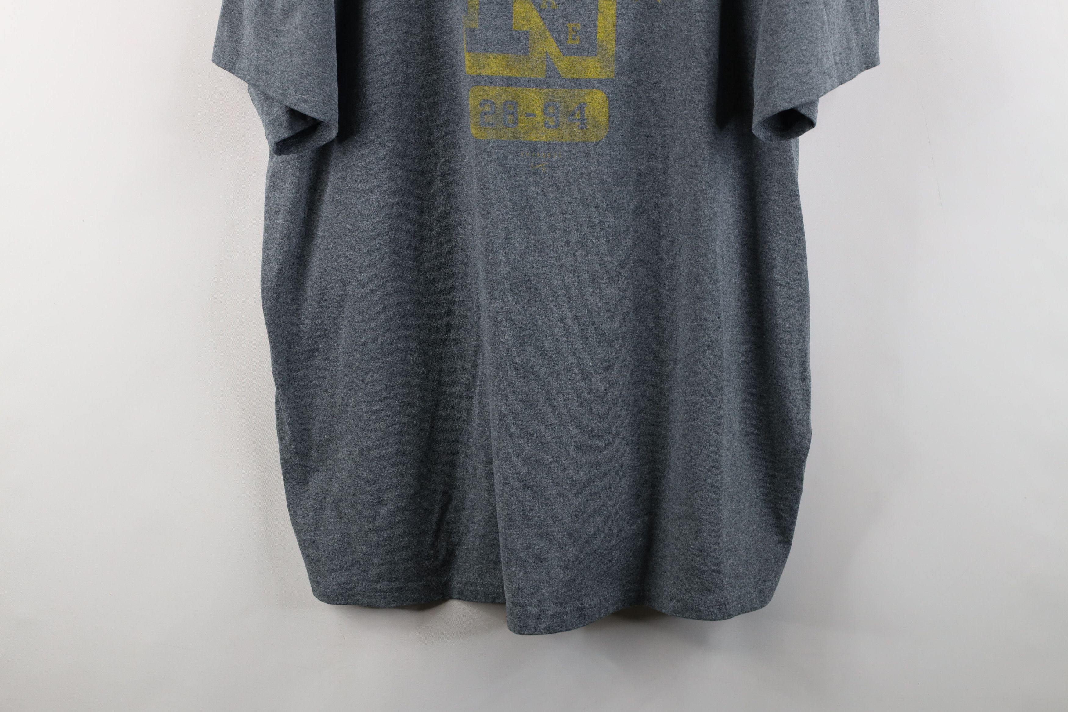 Nike × Vintage Vintage 90s Y2K Nike Scott Center Swoosh Stencil T-Shirt Size US XL / EU 56 / 4 - 3 Thumbnail