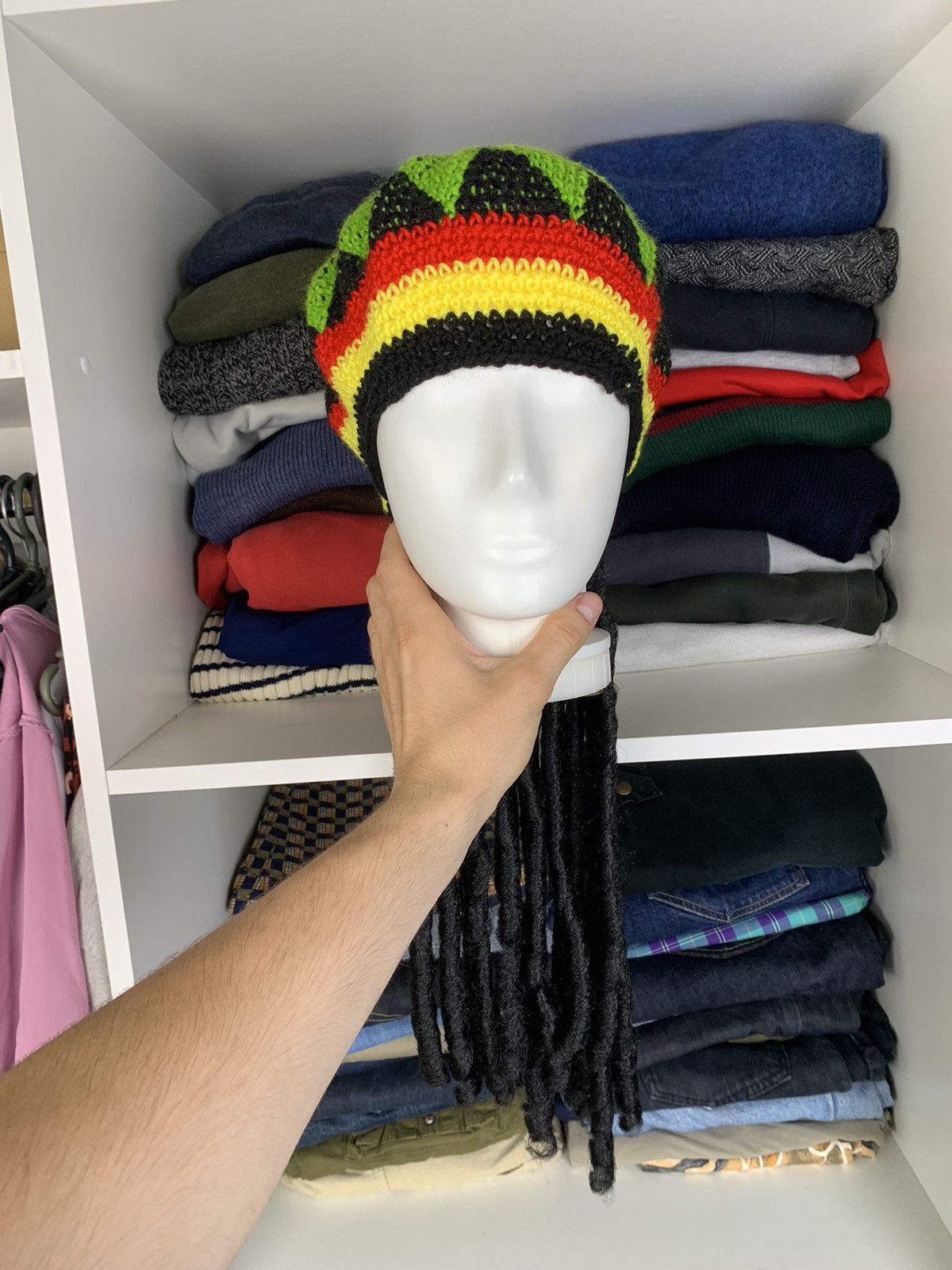 Bob Marley Y2K Rasta Hat Like Bob Marley Style Size ONE SIZE - 1 Thumbnail