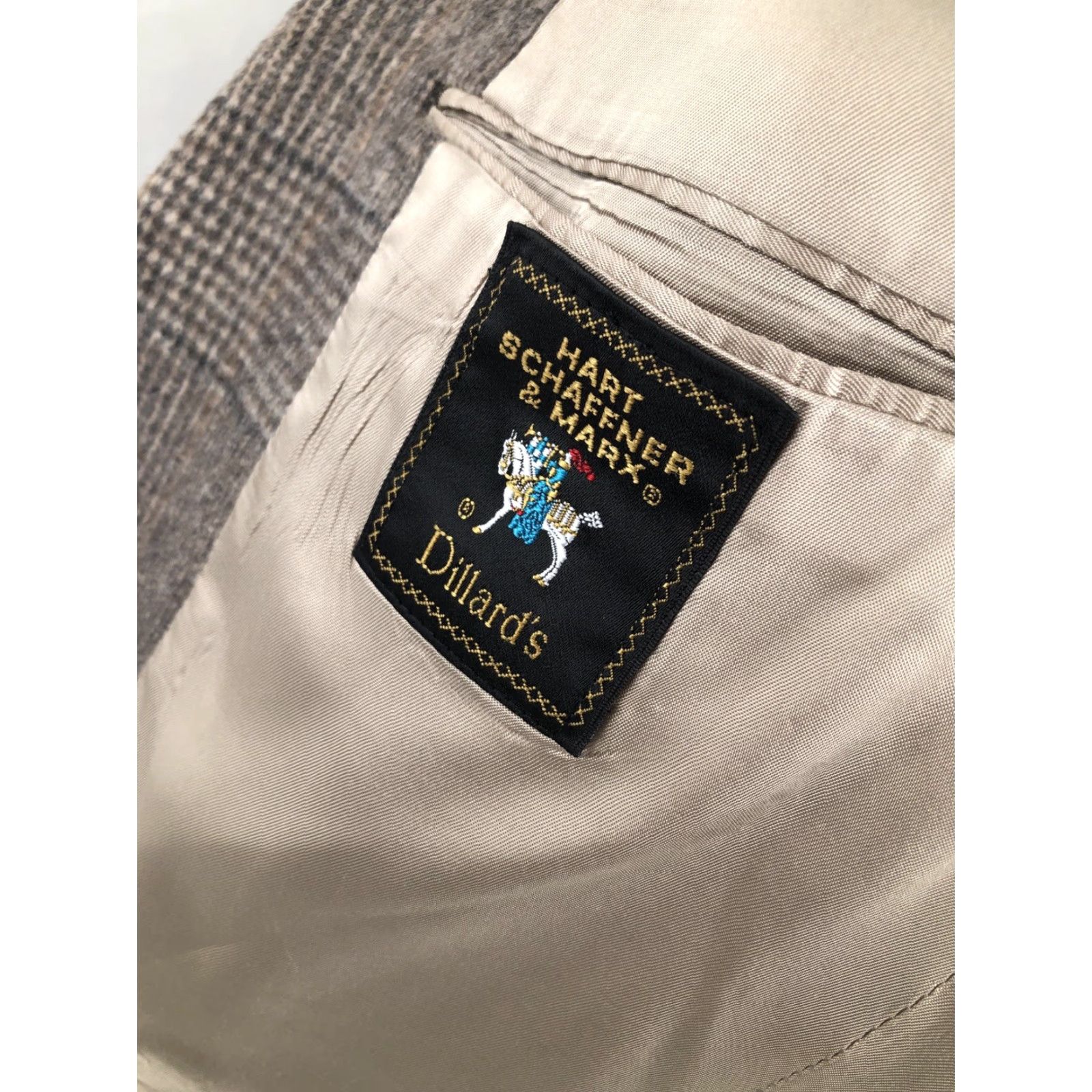 Hart Schaffner Marx Hart Schaffner Marx Blazer - Camel Hair - Mens 40 - Brown - Jacket Size 40R - 7 Thumbnail