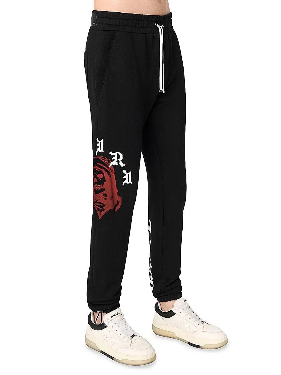 Amiri × Wes Lang o1w1db11224 Sweatpant & Jogger in Black Size US 34 / EU 50 - 4 Thumbnail