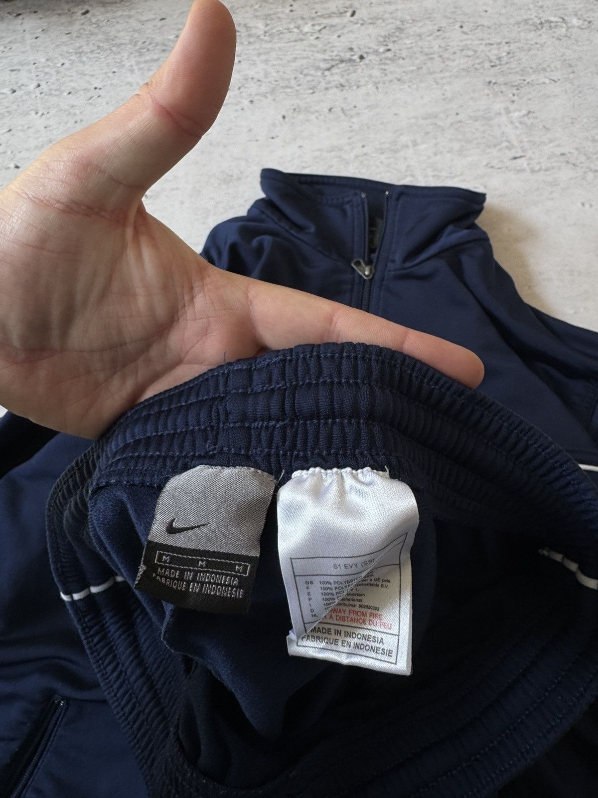Nike × Vintage NIKE VINTAGE BASIC LOGO OVERSIZE BAGGY TRACK SUIT BAGGY FIT Size US M / EU 48-50 / 2 - 9 Thumbnail