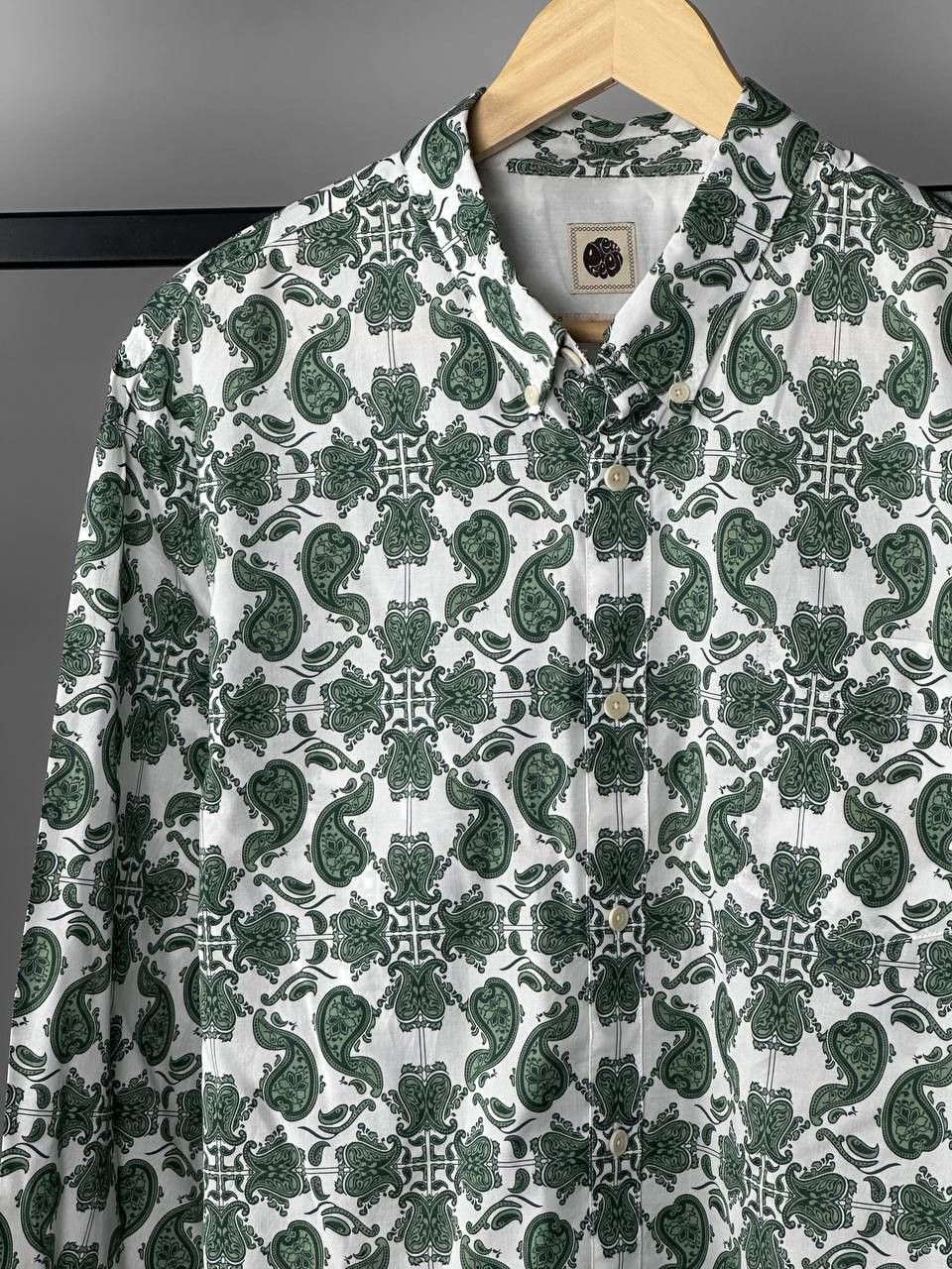 Pretty Green Pretty Green Paisley Patterned Long Sleeve Shirt Size US XL / EU 56 / 4 - 2 Thumbnail