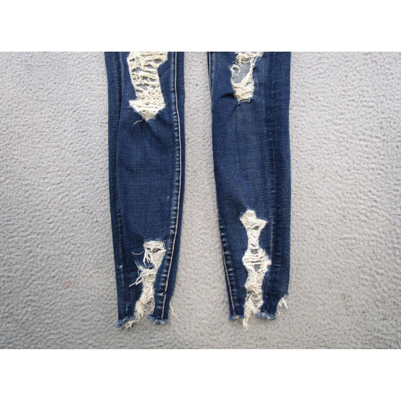 American Eagle Outfitters American Eagle Outfitters Jegging Jeans Women 00 Super Stretch Hi Rise 5-Pocket Denim Blue Cotton Blend Shirt? Size 24" / US 00 / IT 34 - 2 Thumbnail