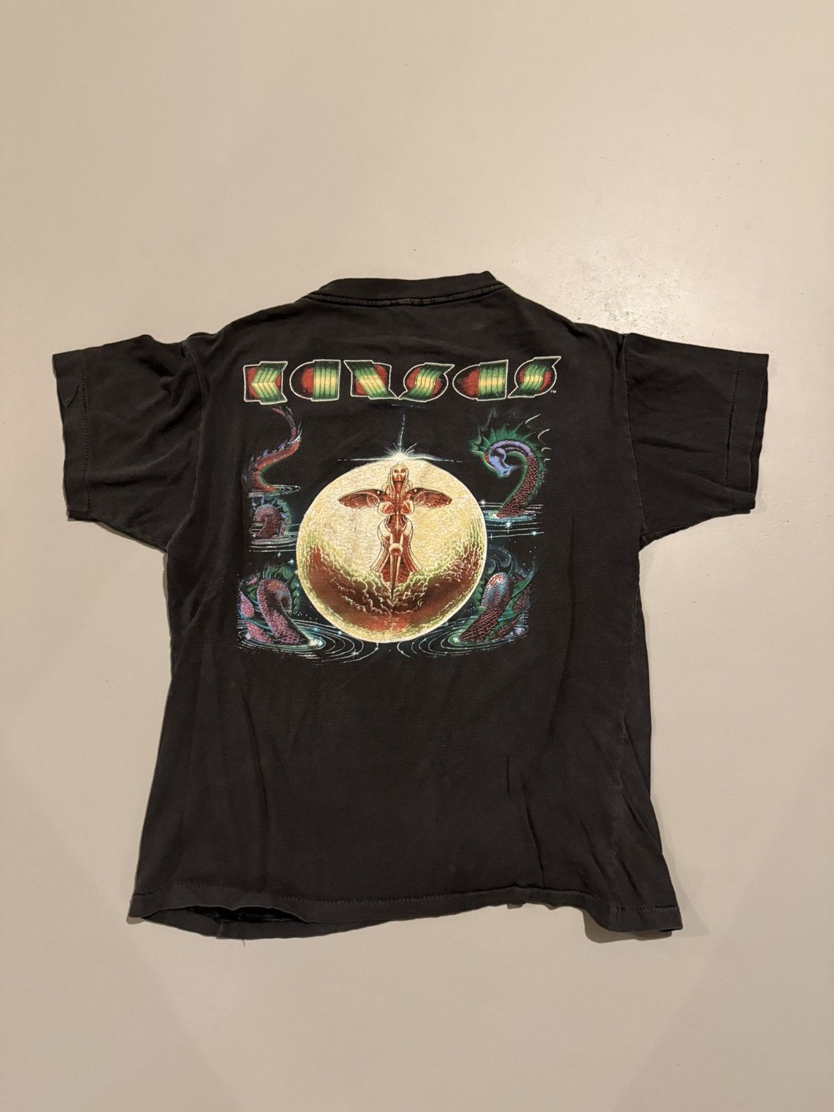 Other Vintage Boston Band Tee World Tour Single Stitch 90s Size US M / EU 48-50 / 2 - 4 Thumbnail