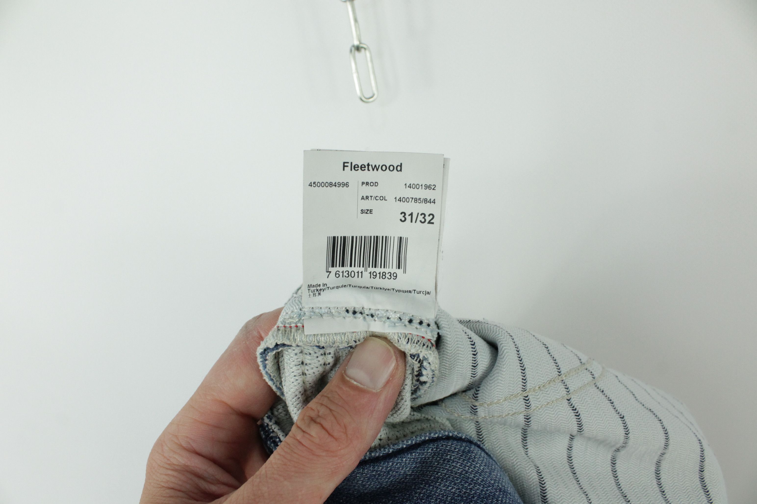 Strellson Strellson Fletwood Regular Low Tapered Blue Denim Jeans Size US 31 - 10 Thumbnail
