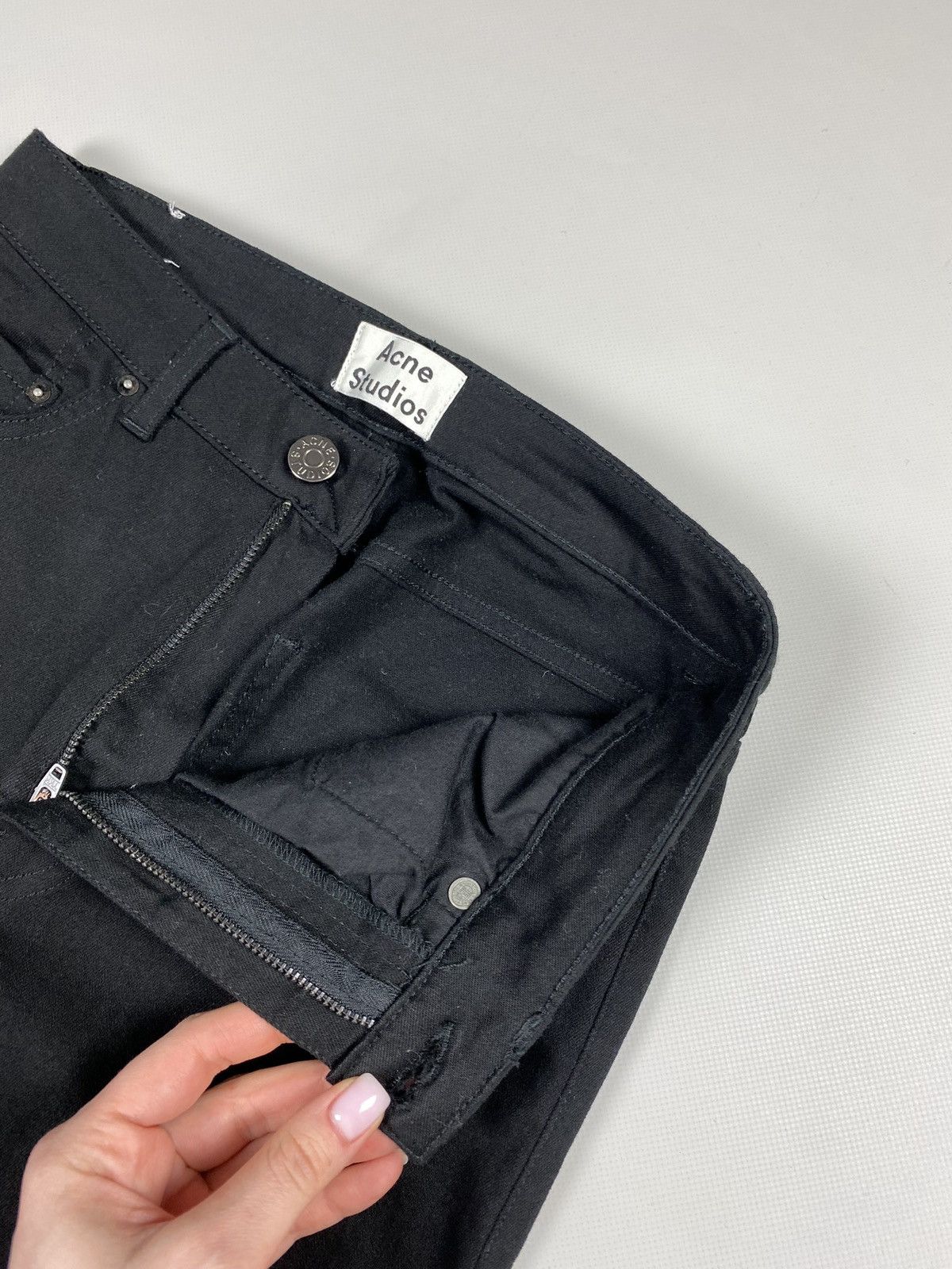 Acne Studios Acne Studios Pin Black ladies skinny jeans size 29 / 32 Size 29" - 14 Thumbnail
