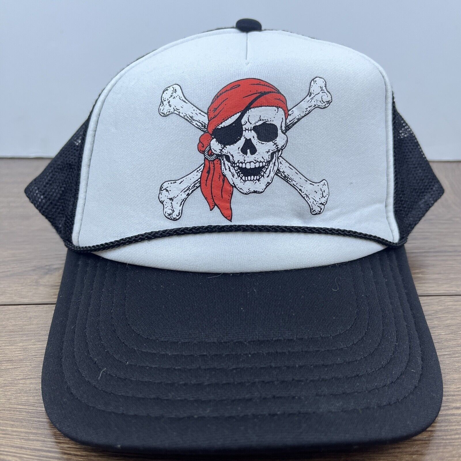 Other Pirate Hat Skull Pirate Black Hat Adjustable Adult Size Hat Size ONE SIZE - 1 Thumbnail